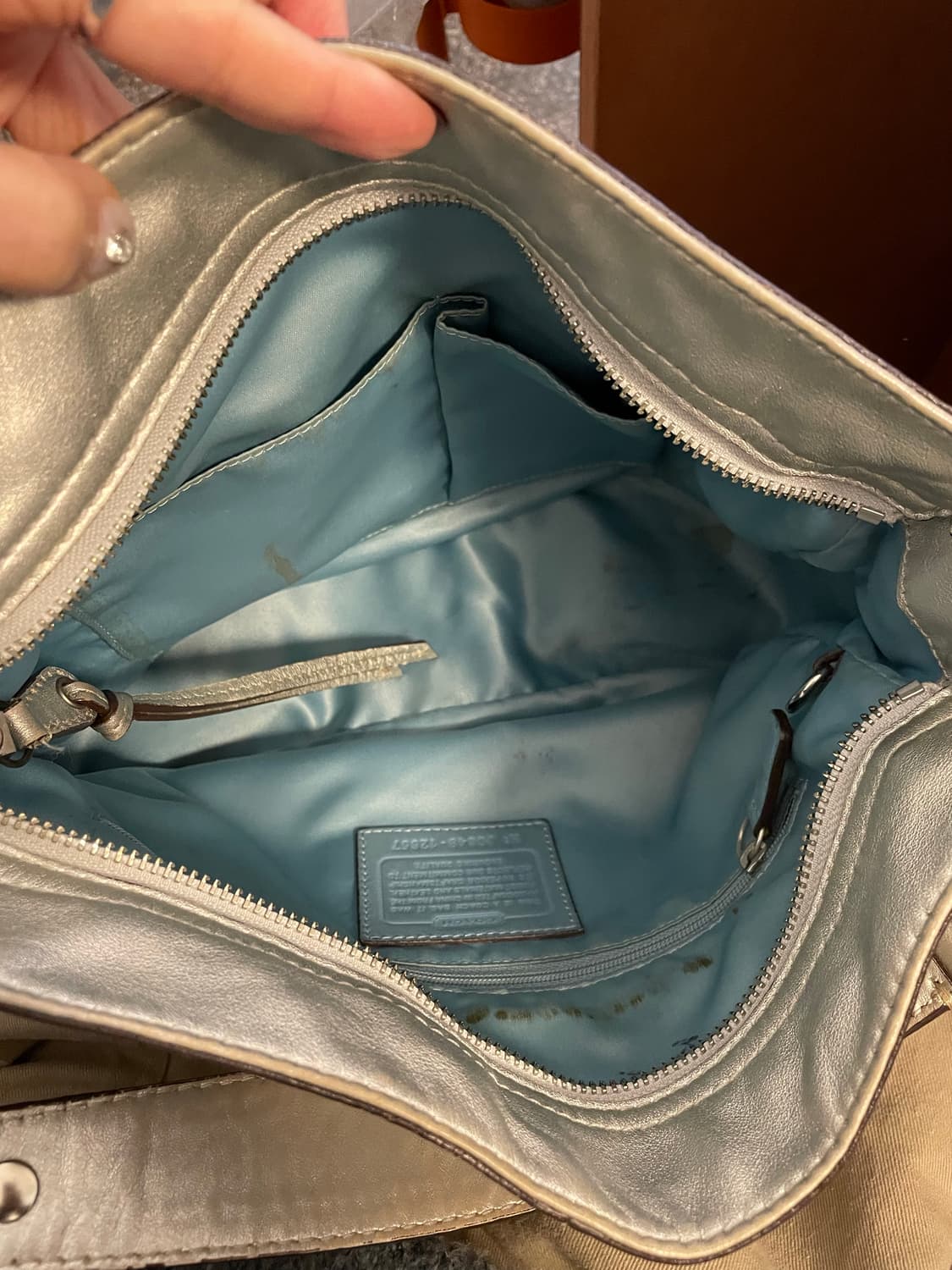 코치 실버트리밍 숄더백 [무배] 상품이미지10