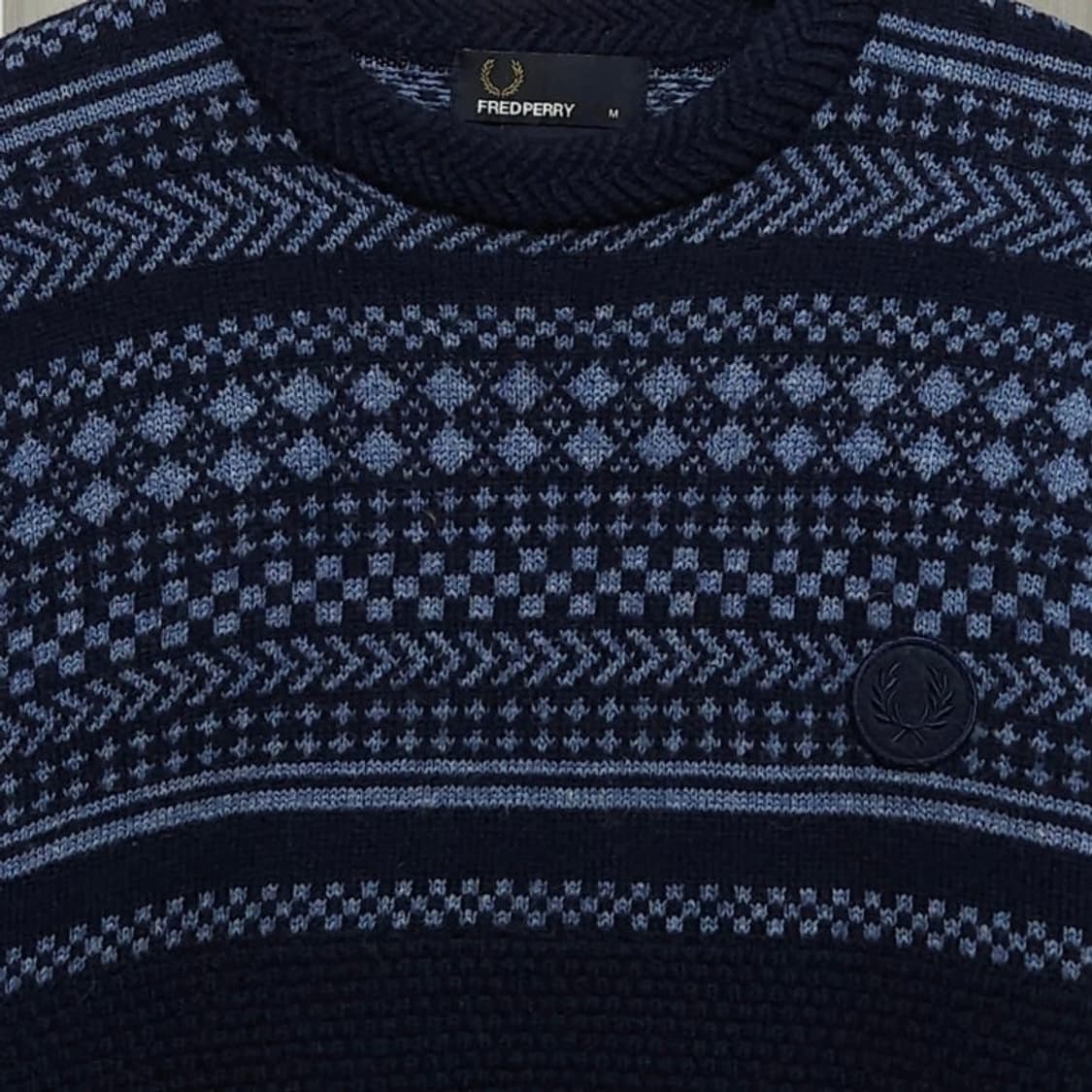 100)FREDPERRY 프레드페리 램스울 니트 상품이미지3