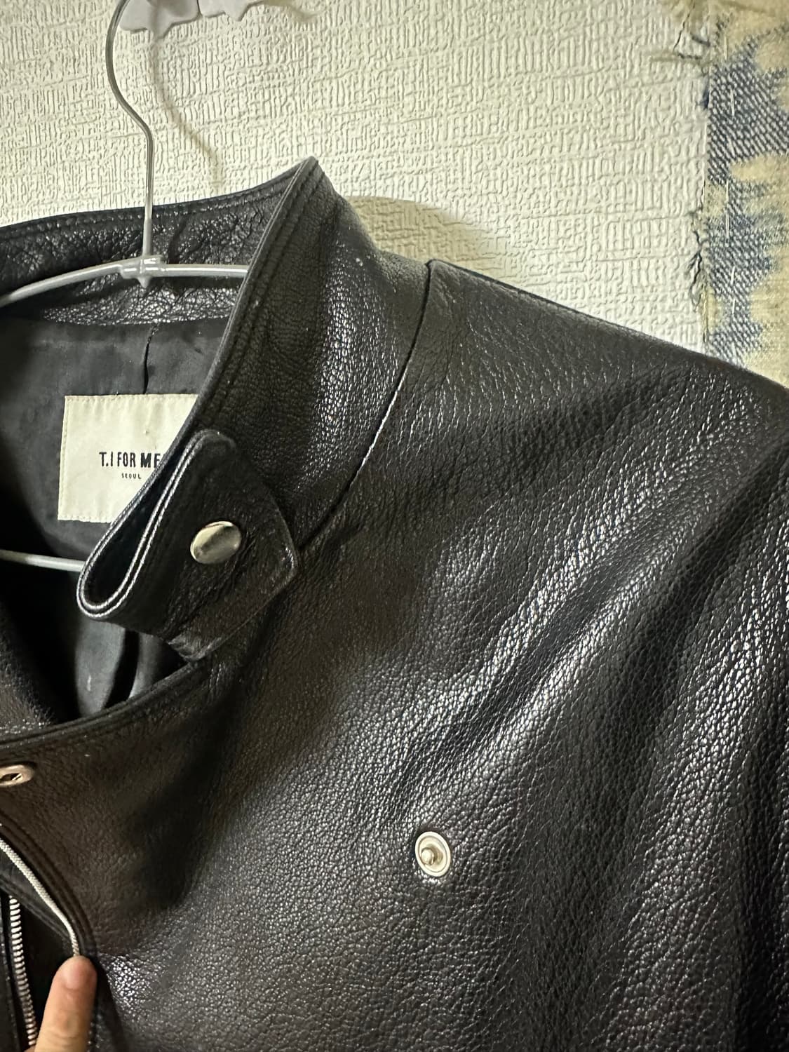 ti for men 고트스킨 레더자켓 상품이미지3