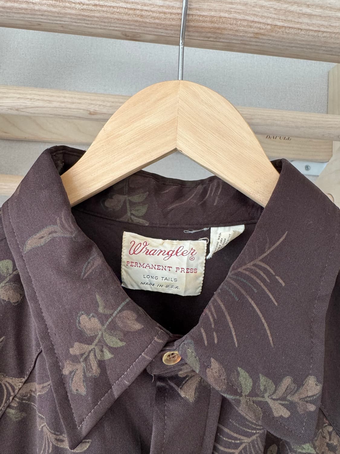 랭글러 웨스턴 셔츠 MADE IN USA 상품이미지2