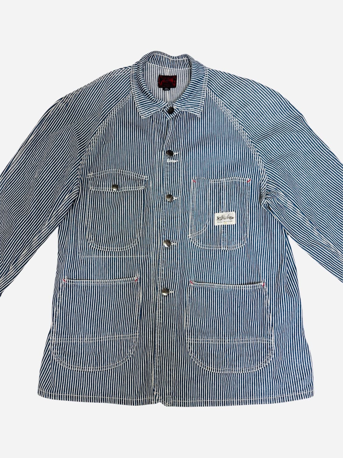 빈티지 CAB CLOTHING 히코리 초어 스트라이프 자켓 L 상품이미지2