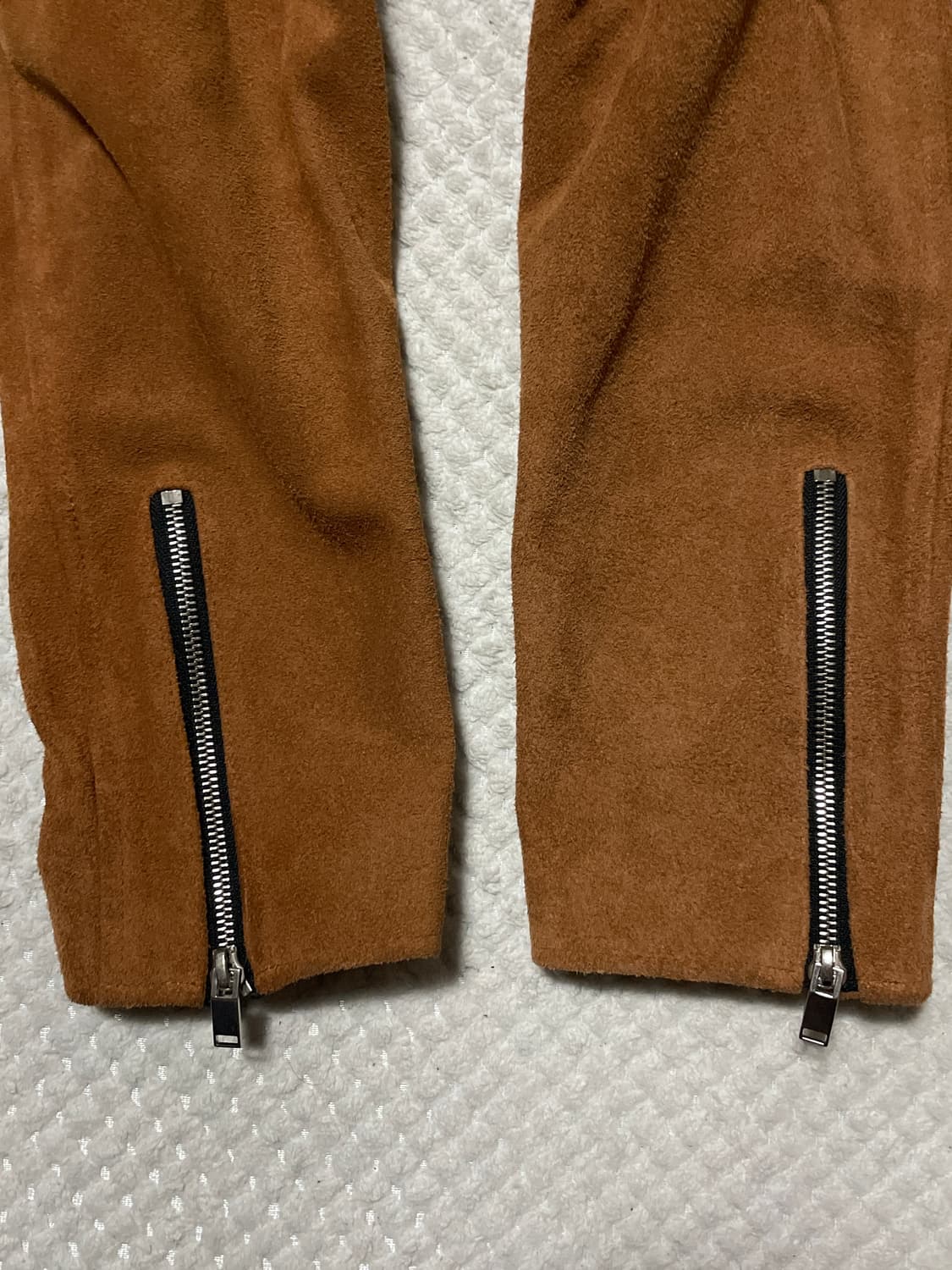 COOR 쿠어 웨스턴 무드 카우하이드 소가죽 스웨이드 레더 자켓 브라운 상품이미지7