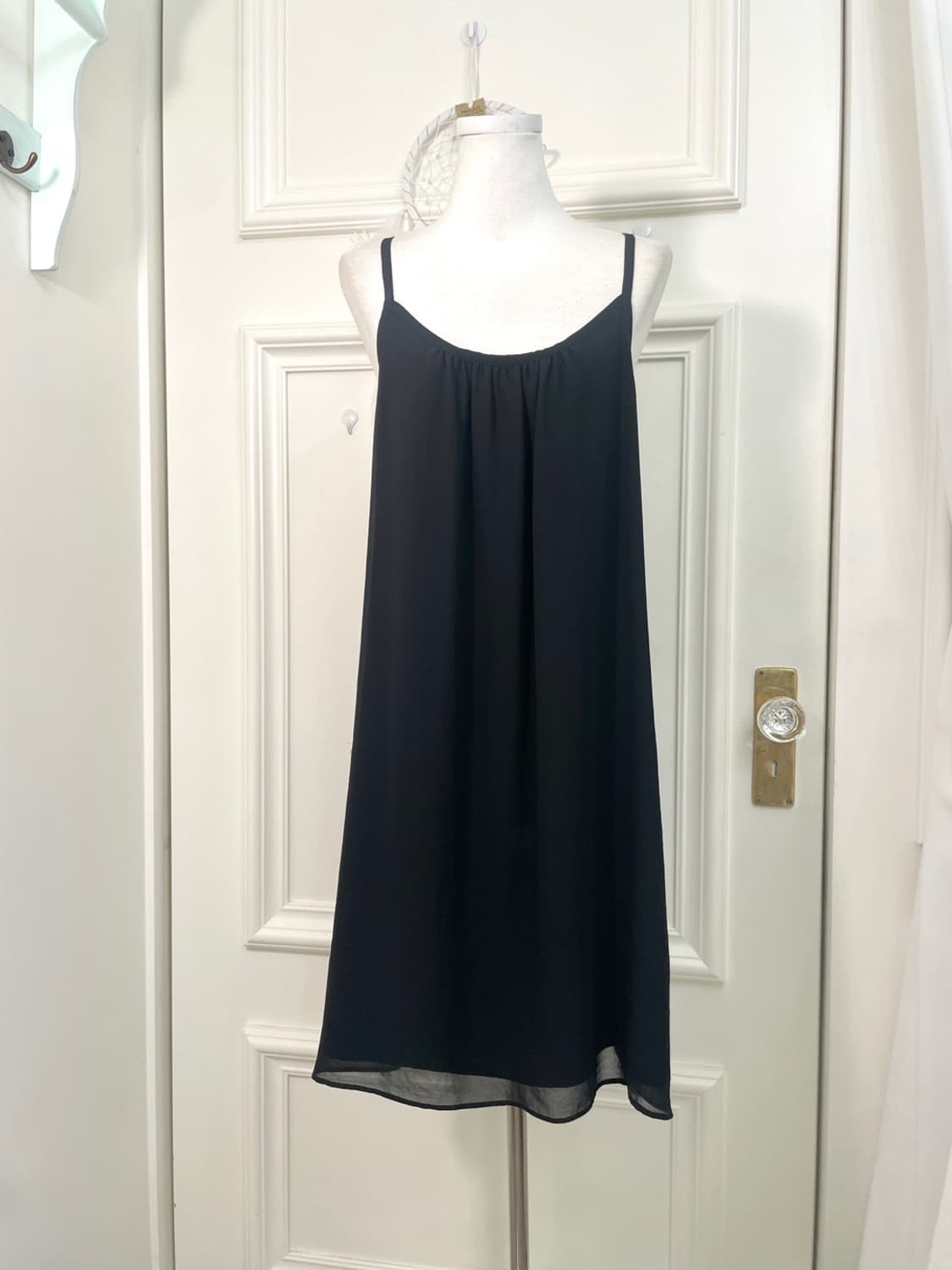 black shirring point back back bow opc 상품이미지1