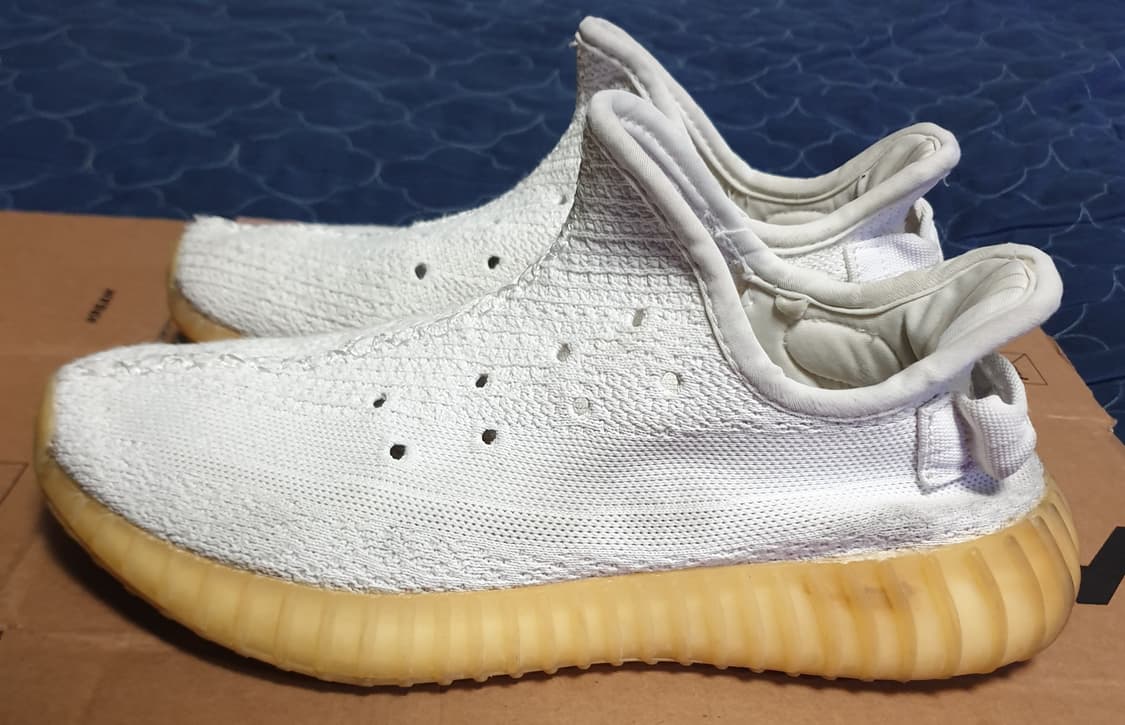 아디다스 이지부스트 350 크림 트리플 화이트 (265) 상품이미지2