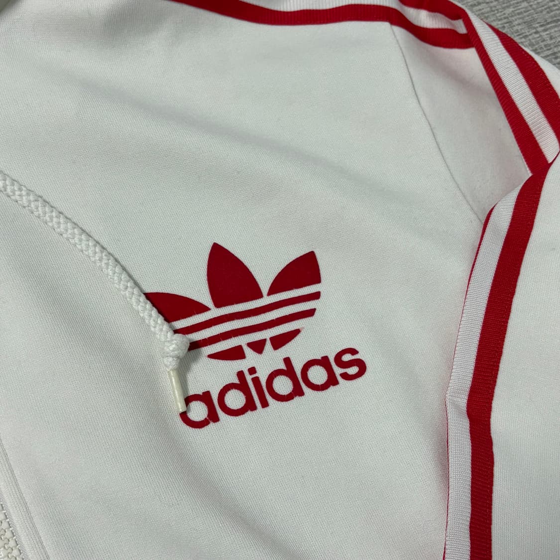 Adidas 아디다스 흰빨 후드 져지 상품이미지7