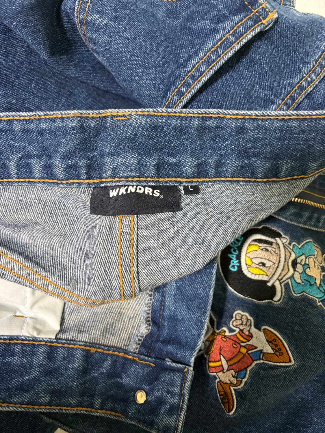 위캔더스 켈로그 데님 L 상품이미지5