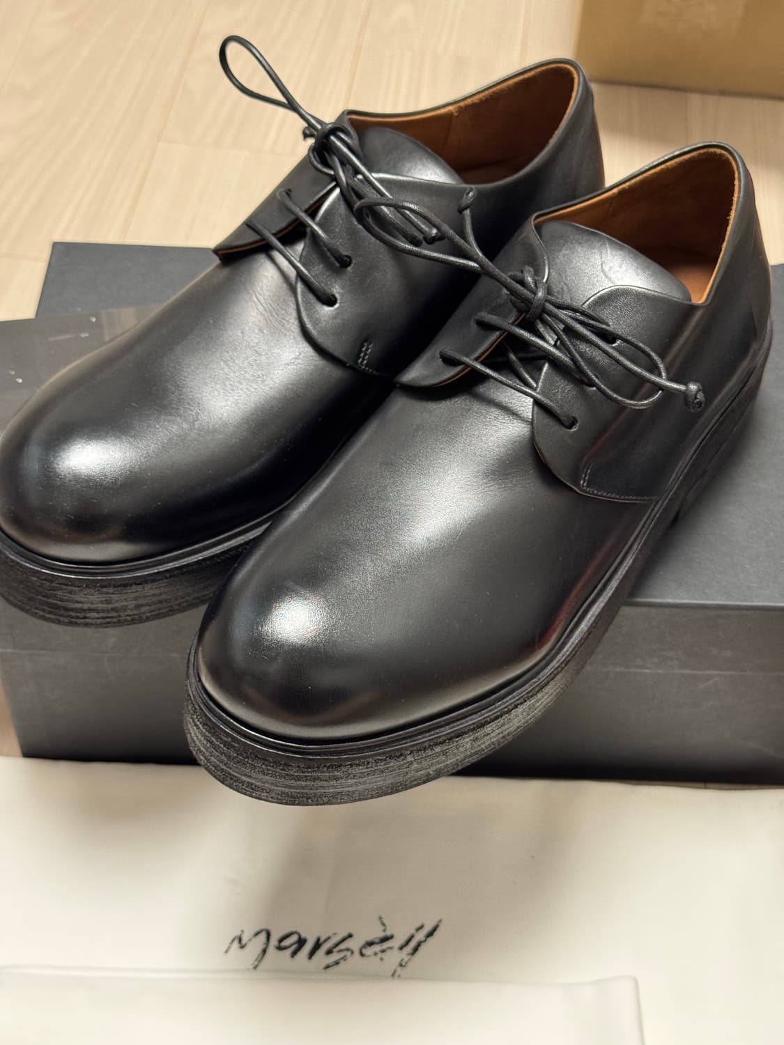 정가100만원대) 마르셀 더비 41.5 (265) 새상품 상품이미지5