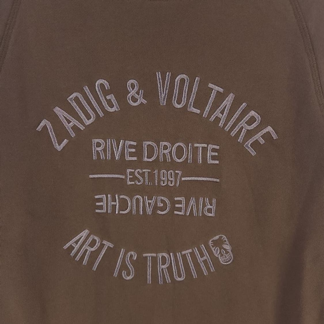 [여S]쟈딕앤볼테르 브라운 스웻 셔츠[Y5C-184] 상품이미지5