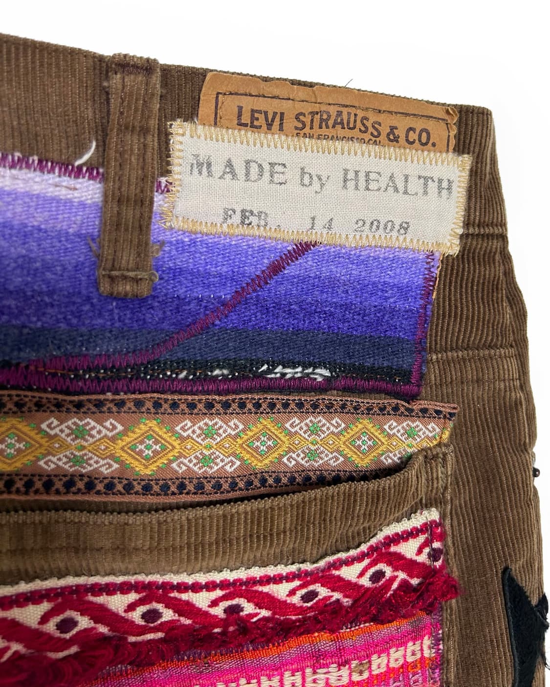 34) 80s 리바이스 517베이스 코듀로이 MADE by HEALTH 상품이미지5