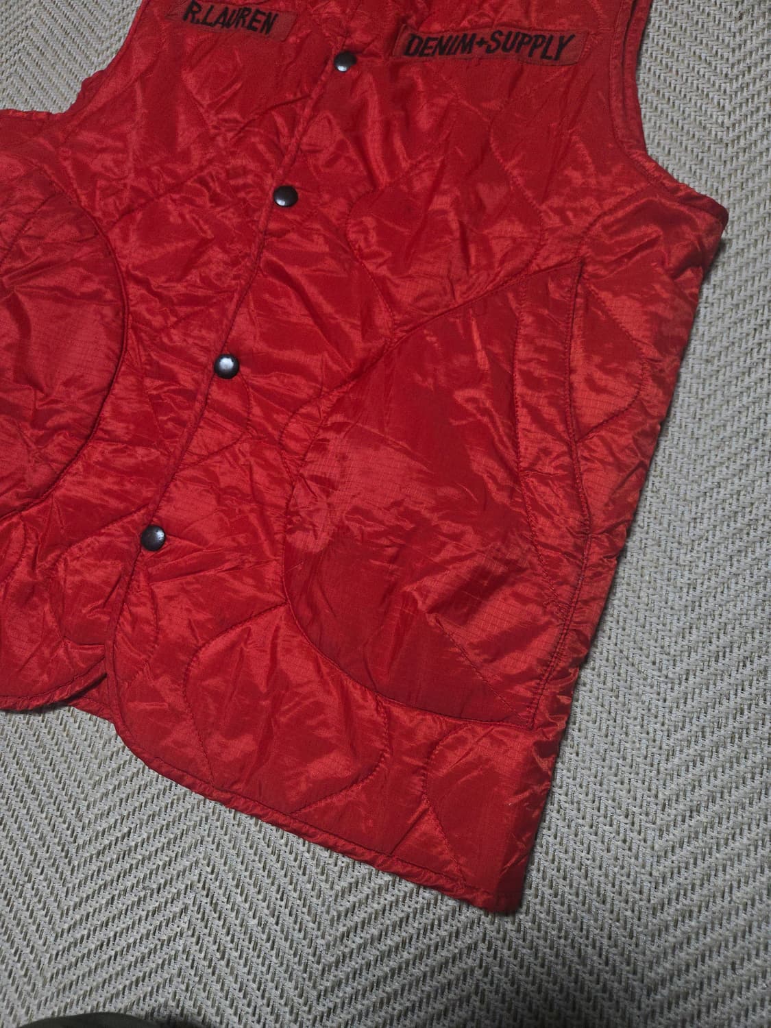 Denim & Supply RL USA Flag Quilted VEST  상품이미지3