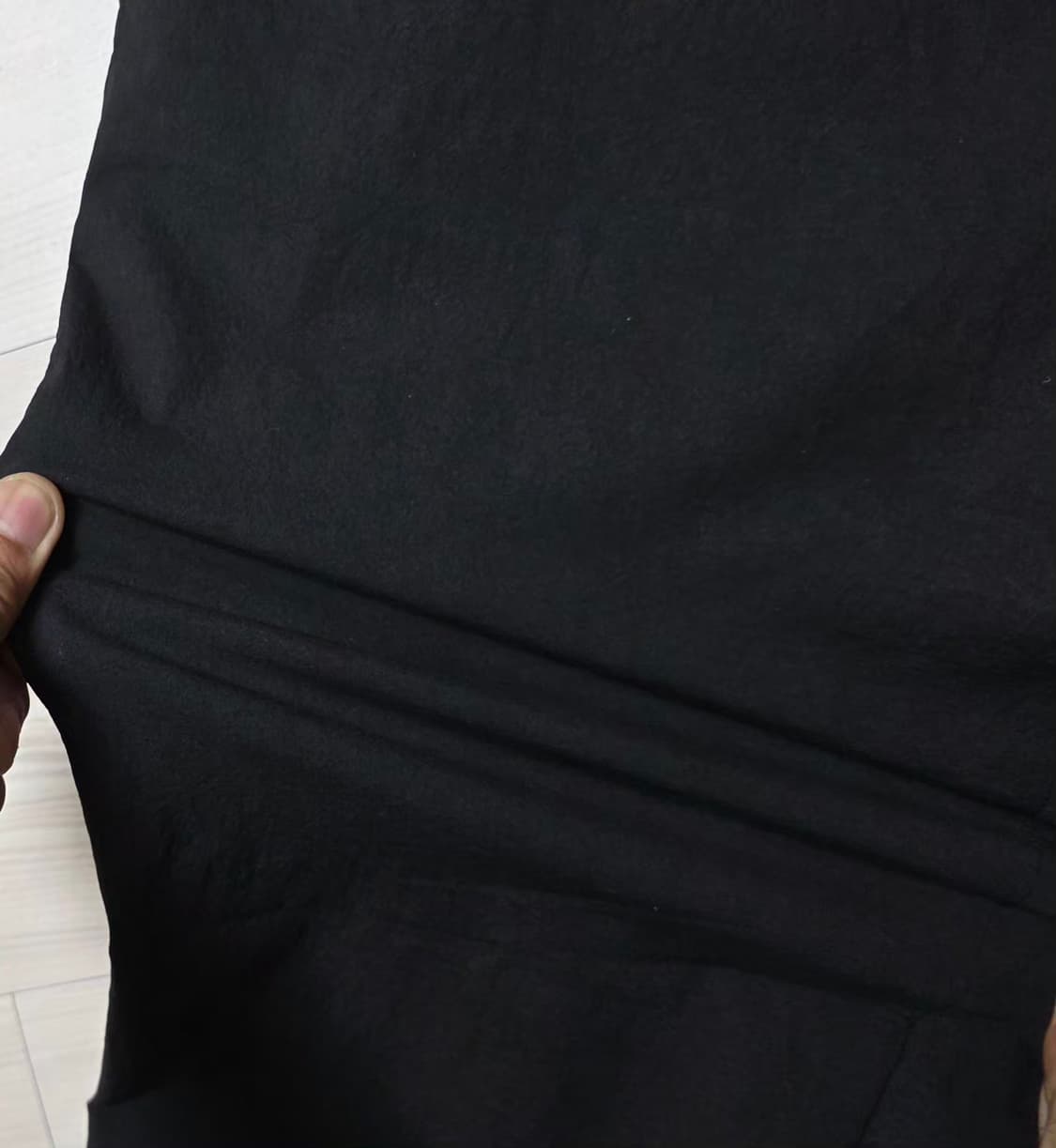 트렌짓 블랙 코튼펜츠  xs(30) 상품이미지9