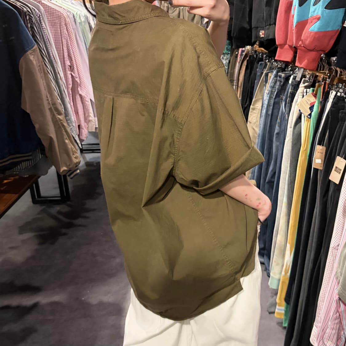 [IM] Carhartt 칼하트 반팔 셔츠 카키 상품이미지8