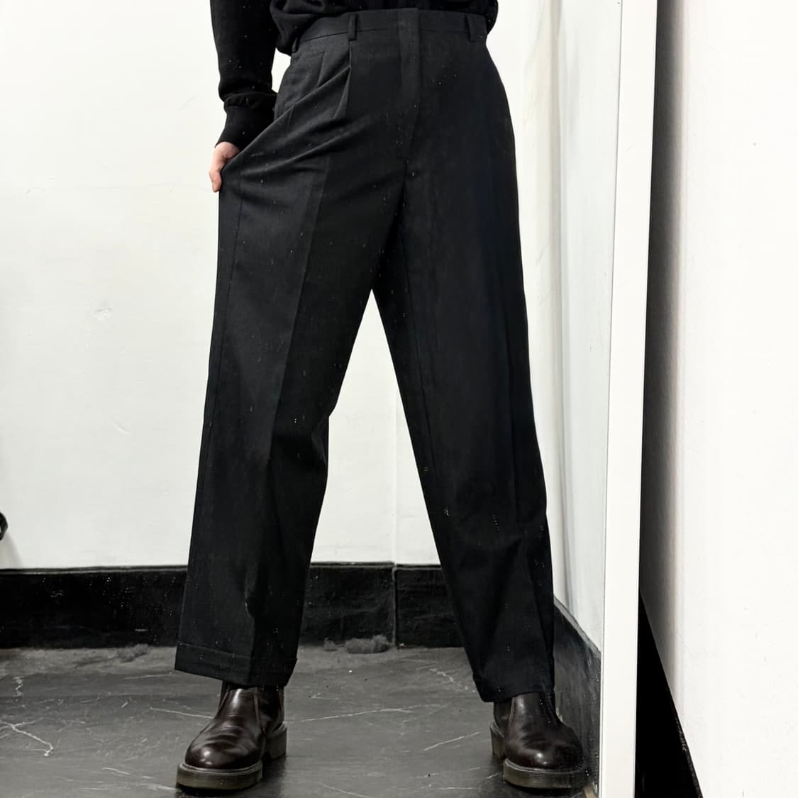 입생로랑 모직 트라우저 상품이미지2