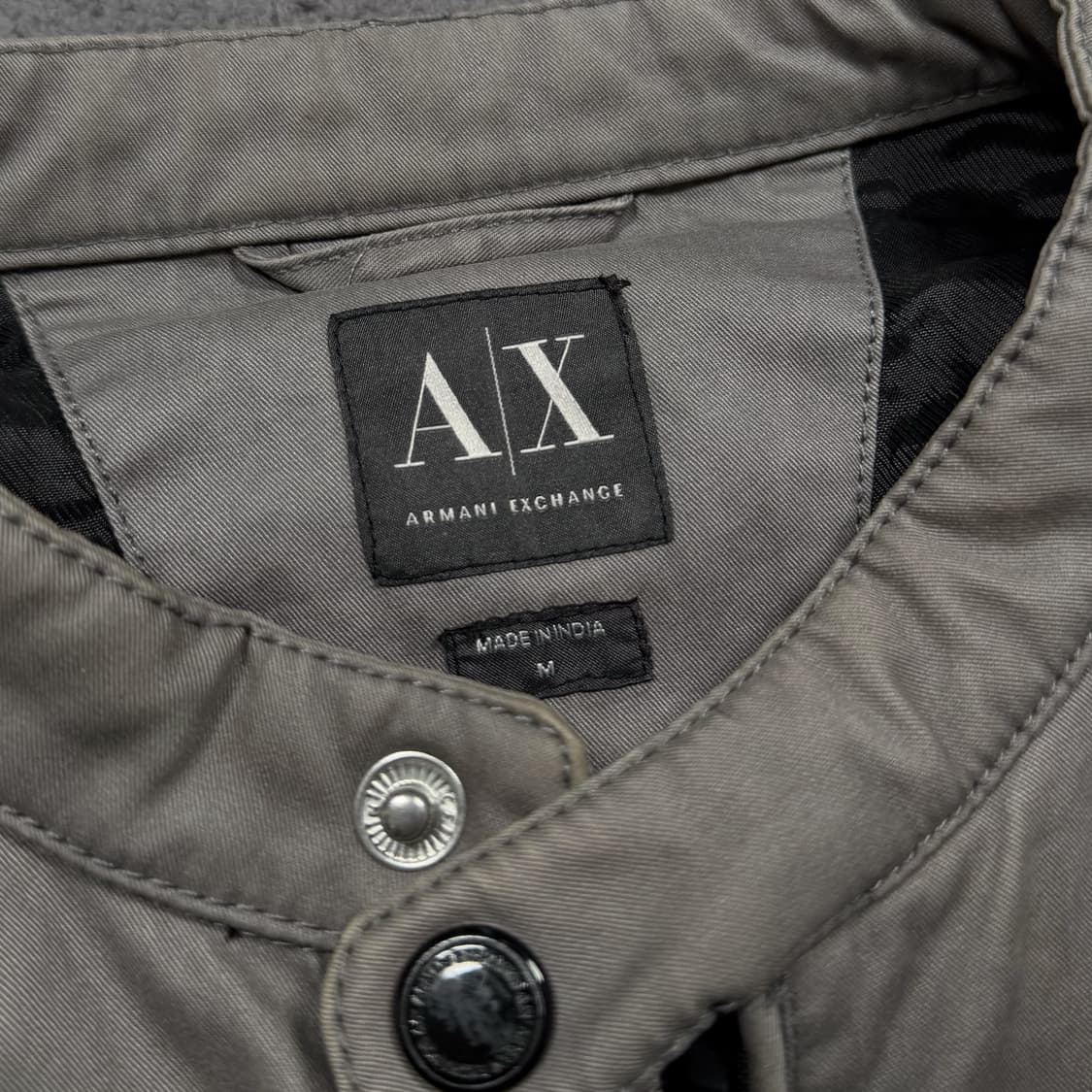 알마니 익스체인지 사이드라인 투웨이 바이커 자켓 상품이미지6