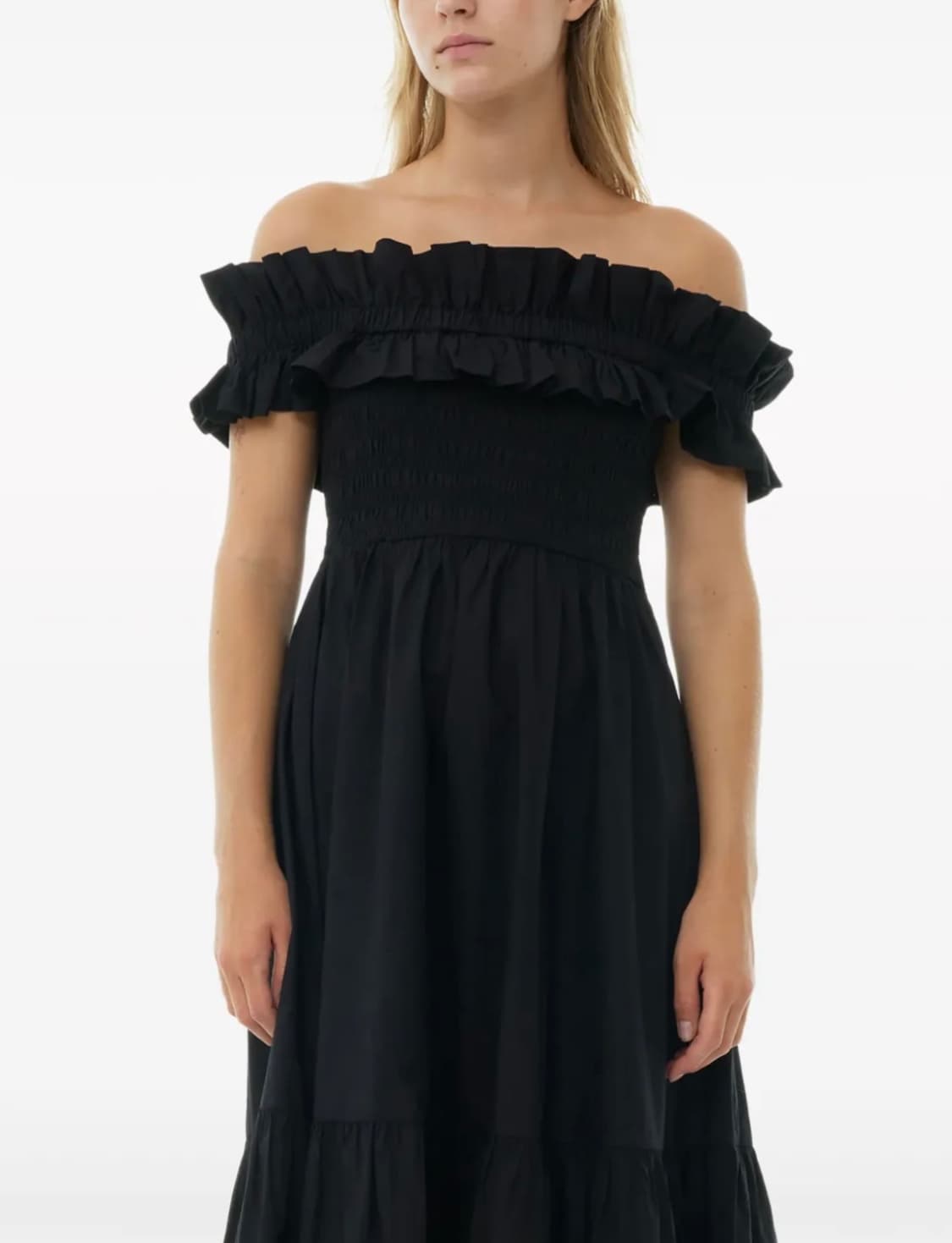 [새상품] 가니 오프숄더 원피스 상품이미지1