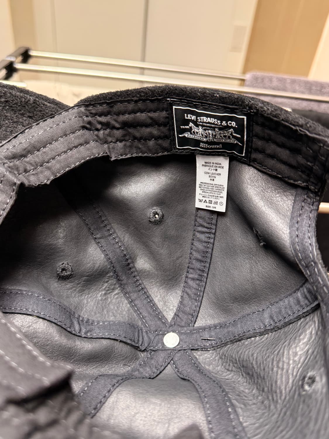 리바이스 X JJJOUND 스웨이드 캡 상품이미지4