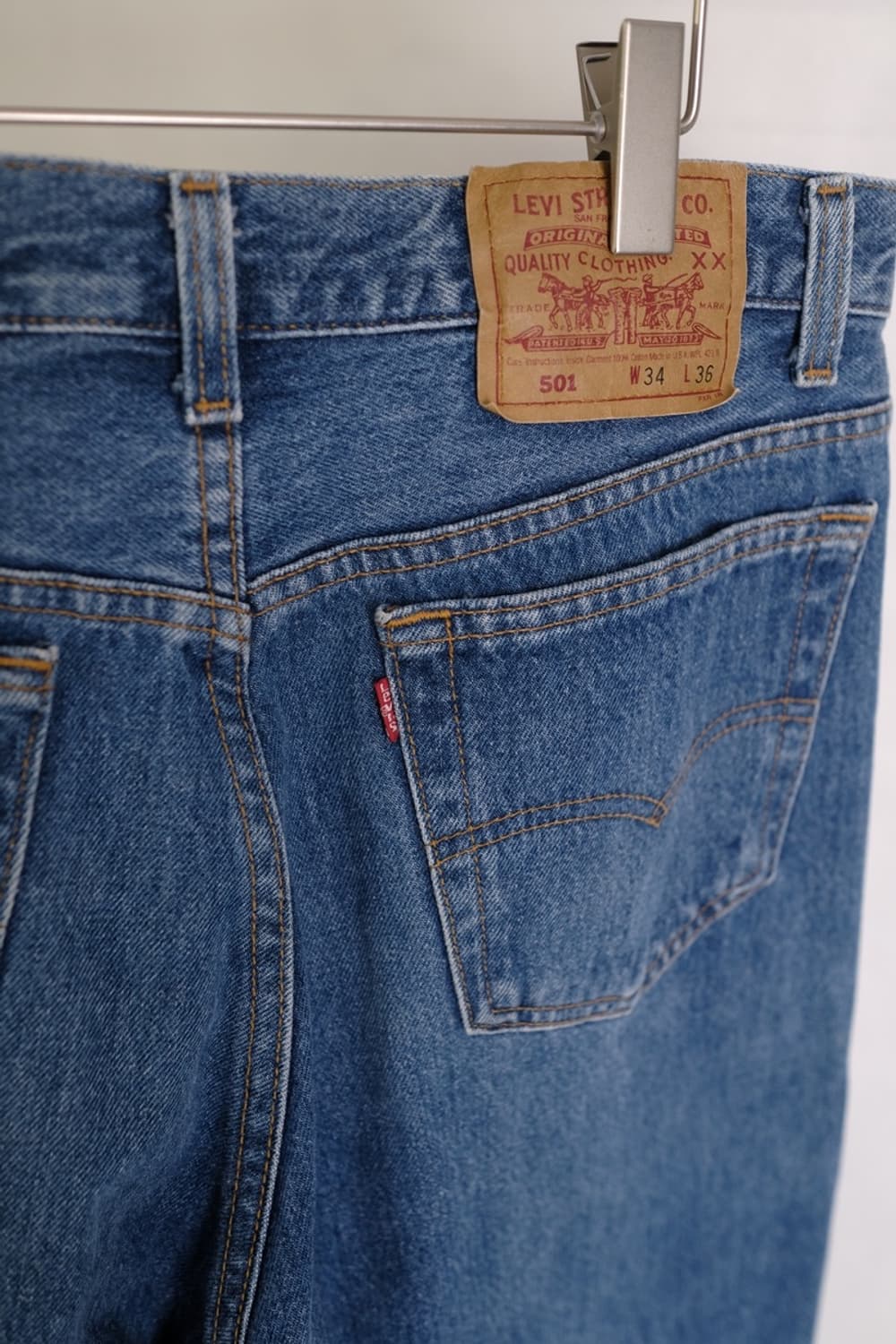 Levis 501 90's U.S.A 데님 W34L36 상품이미지6