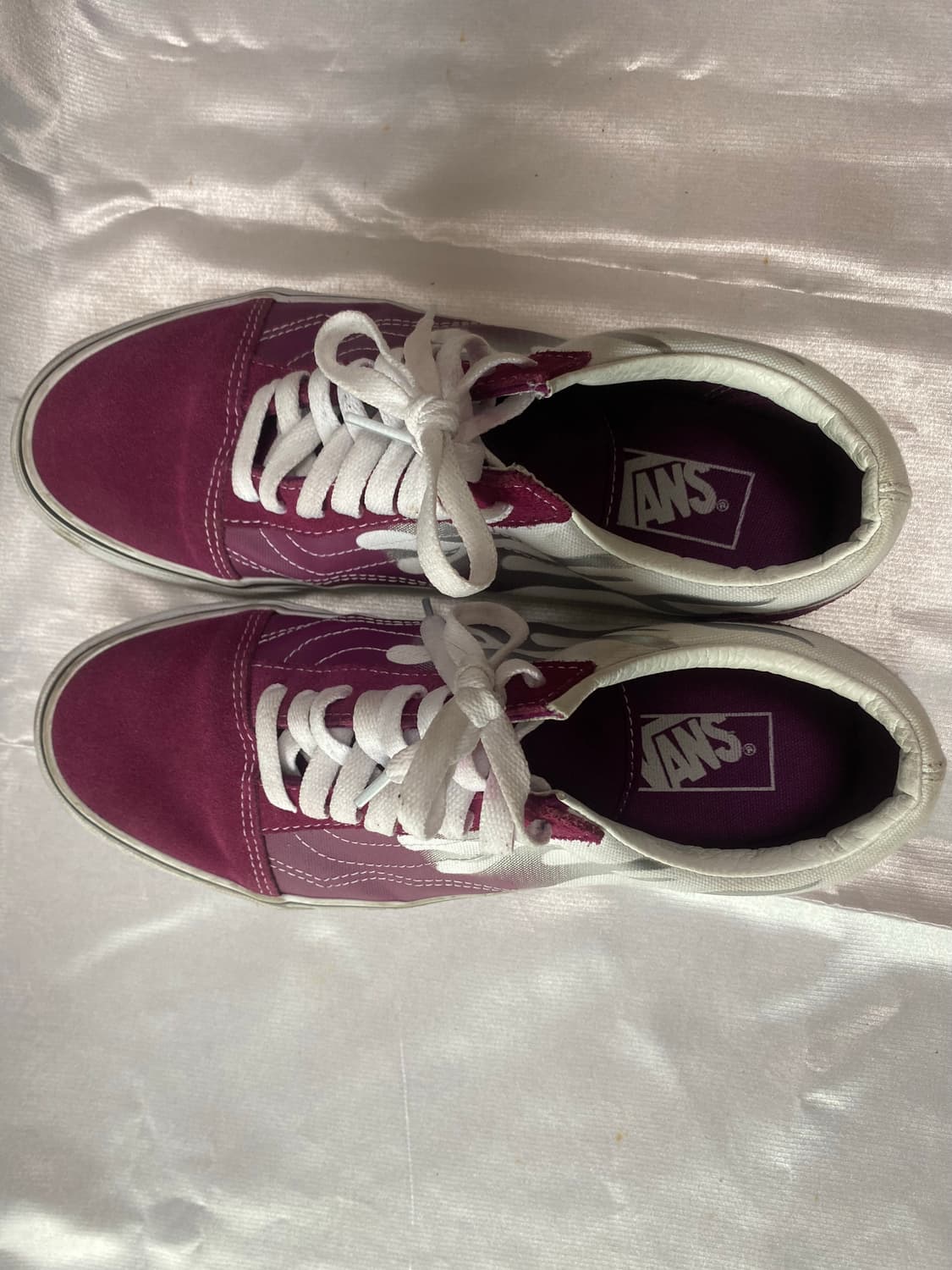 반스) 올드스쿨 퍼플 실버 플레임 270 상품이미지6