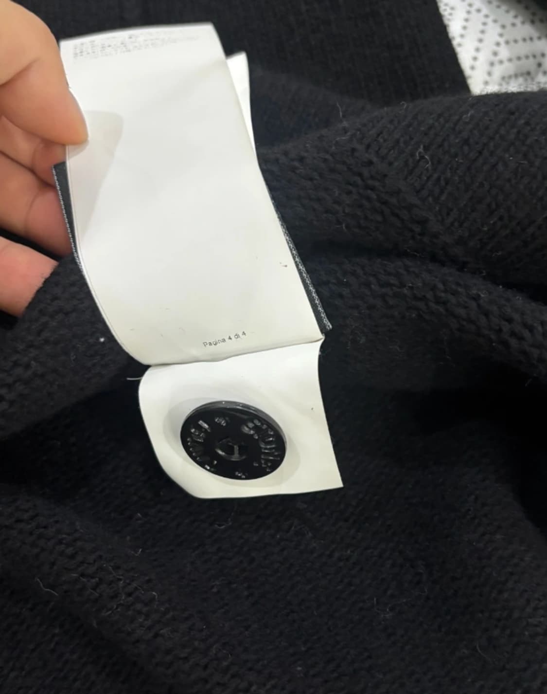 정품 스톤아일랜드 블랙 가디건 남90 최상 상품이미지9