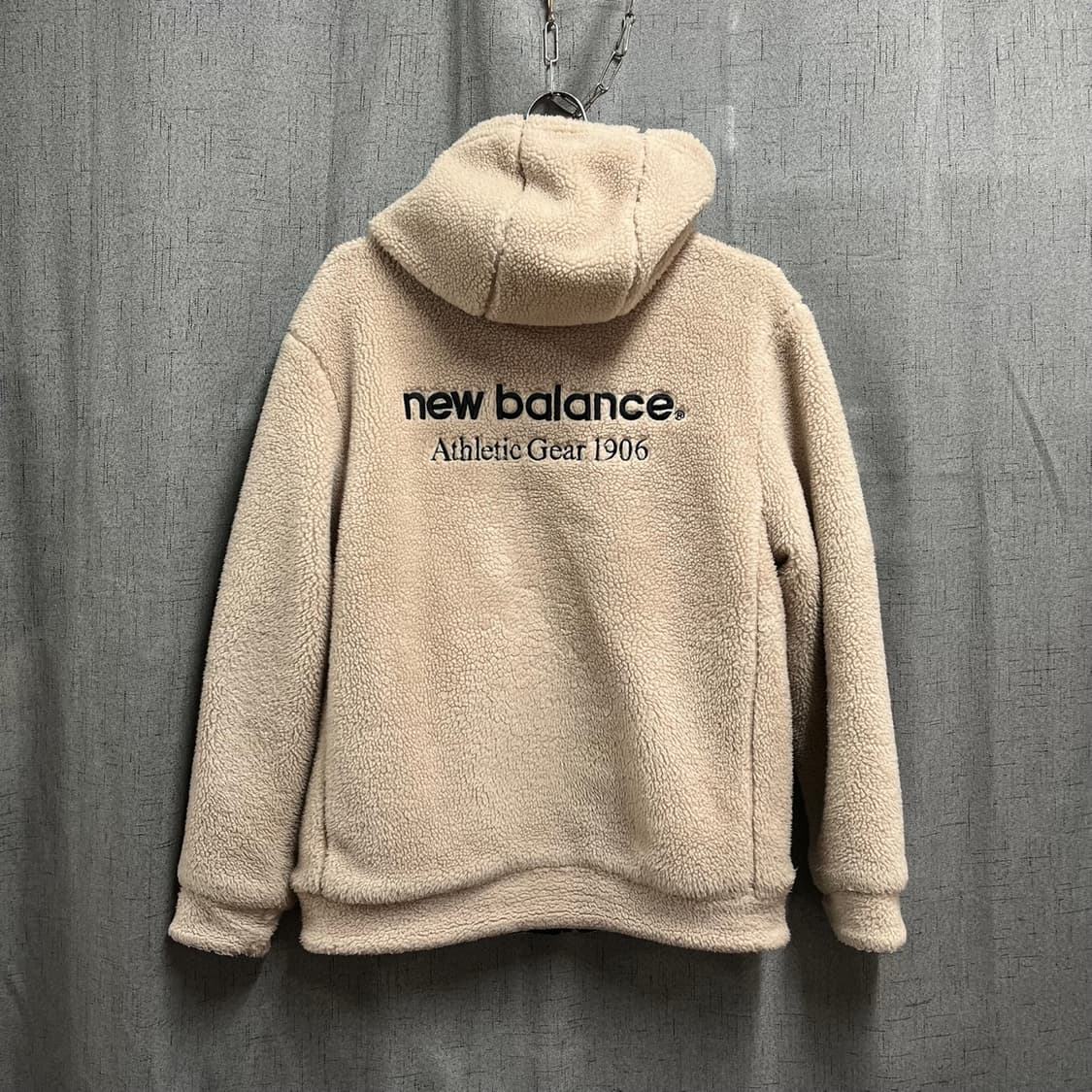 S 뉴발란스 양털 후리스 리시버블 후드집업 상품이미지2