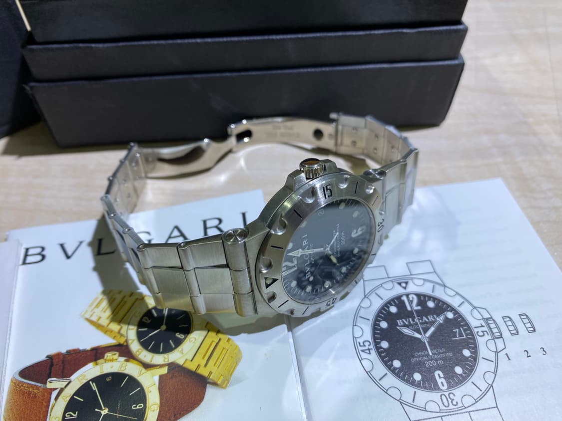 불가리 디아고노 스쿠버 SD38S 오토메틱 38MM 스틸 상품이미지4