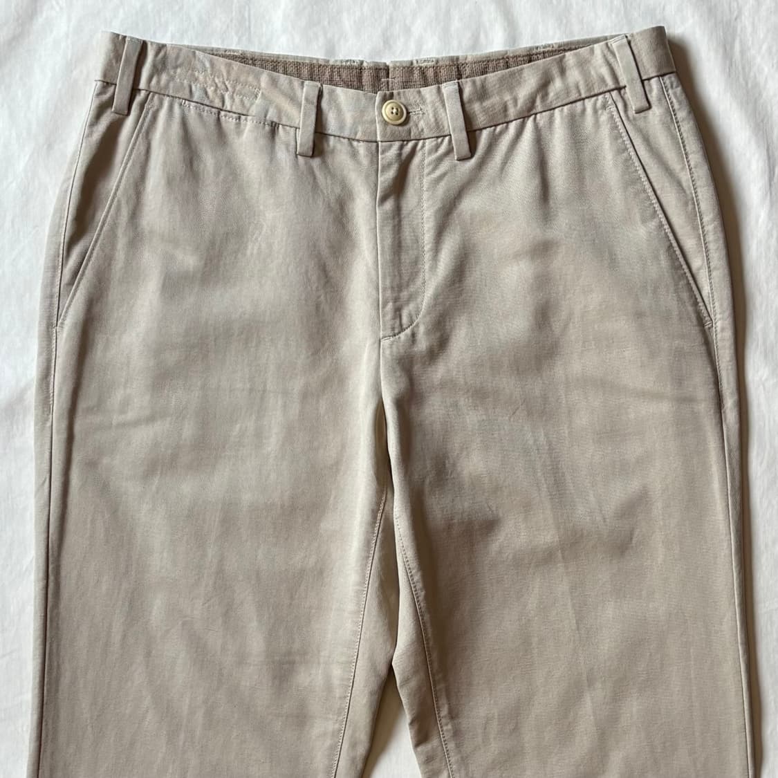 [32] Bastong 603-3 린넨 코튼 테일러드 핏 팬츠 상품이미지2