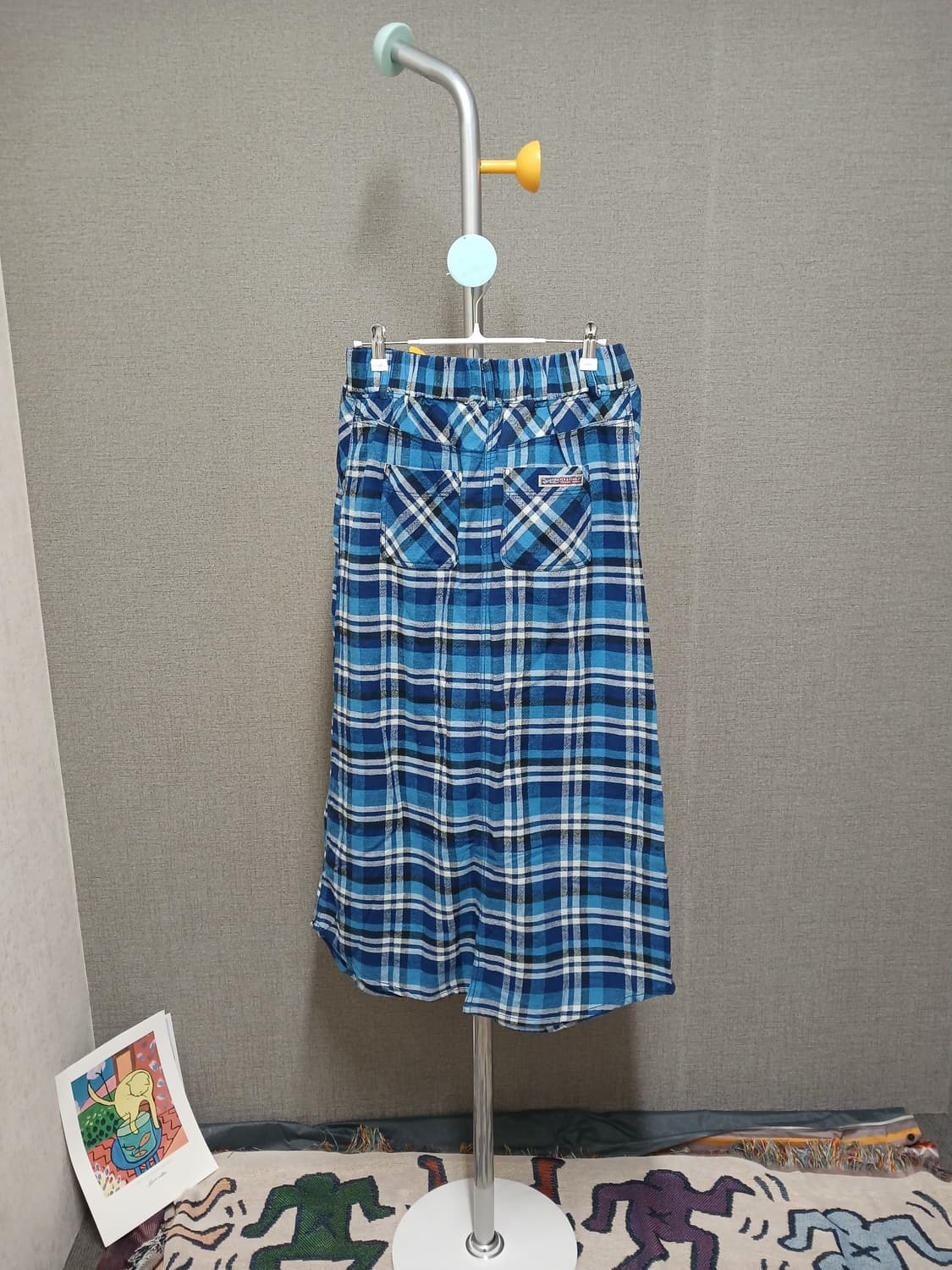 (새상품)Kriff Mayer 체크 롱스커트 상품이미지2