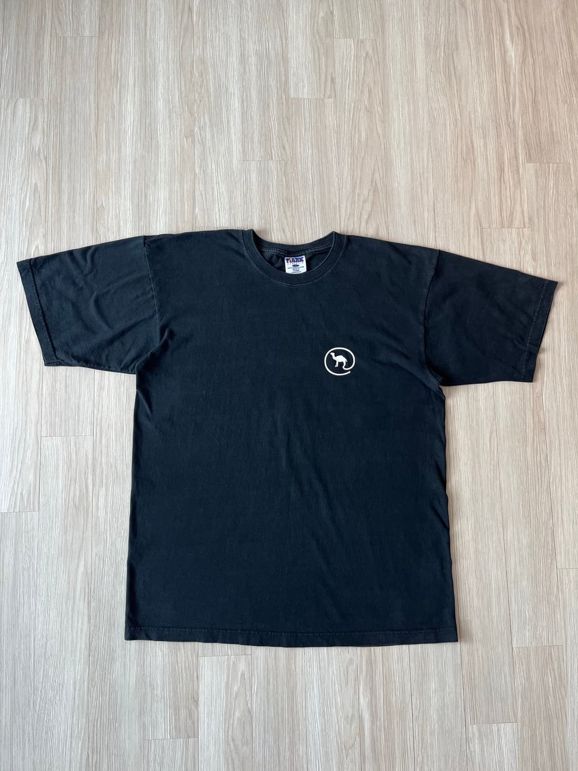 90s 빈티지 카멜 프로모 티셔츠 where its tee 상품이미지1