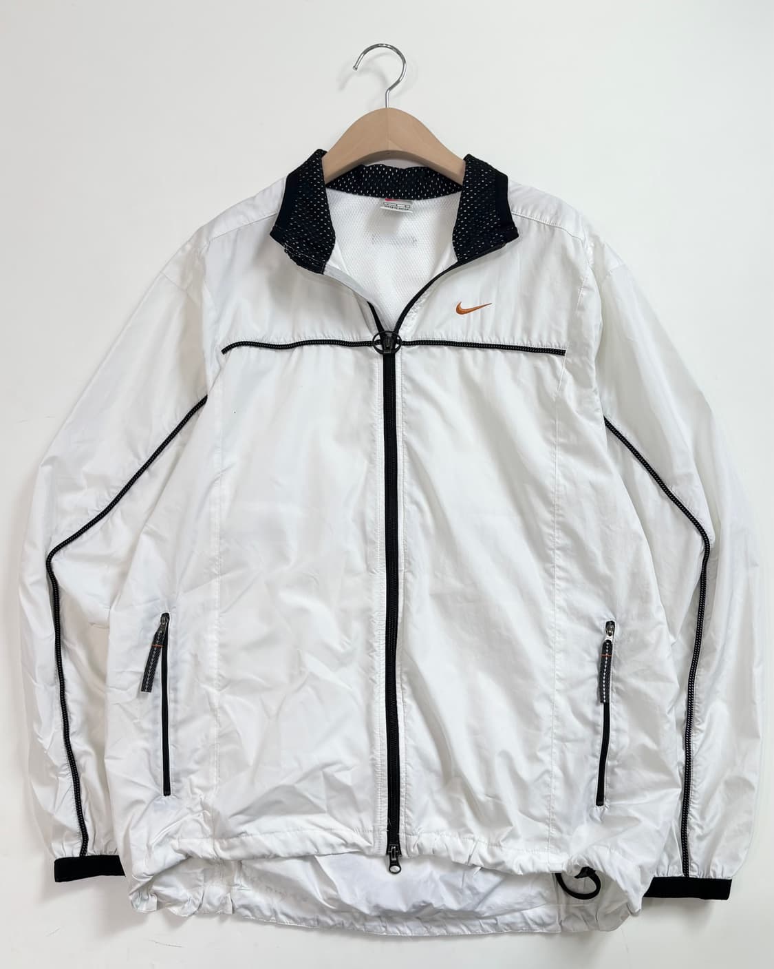 Nike 나이키 스우시 2-way 화이트컬러 바람막이 자켓  상품이미지1