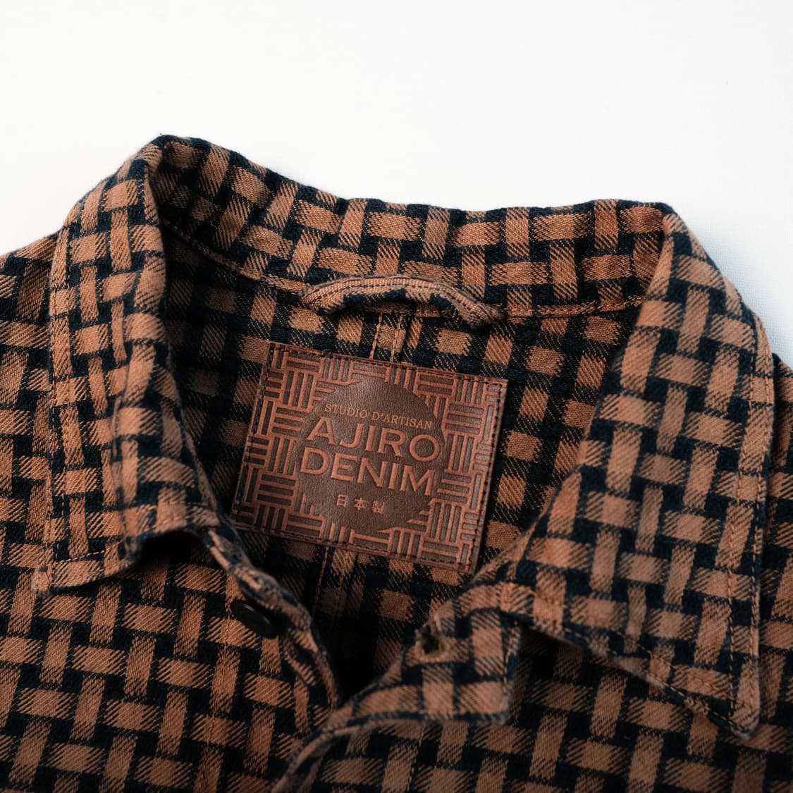 스튜디오다치산 아지로 데님 커버올 자켓 40사이즈 상품이미지7