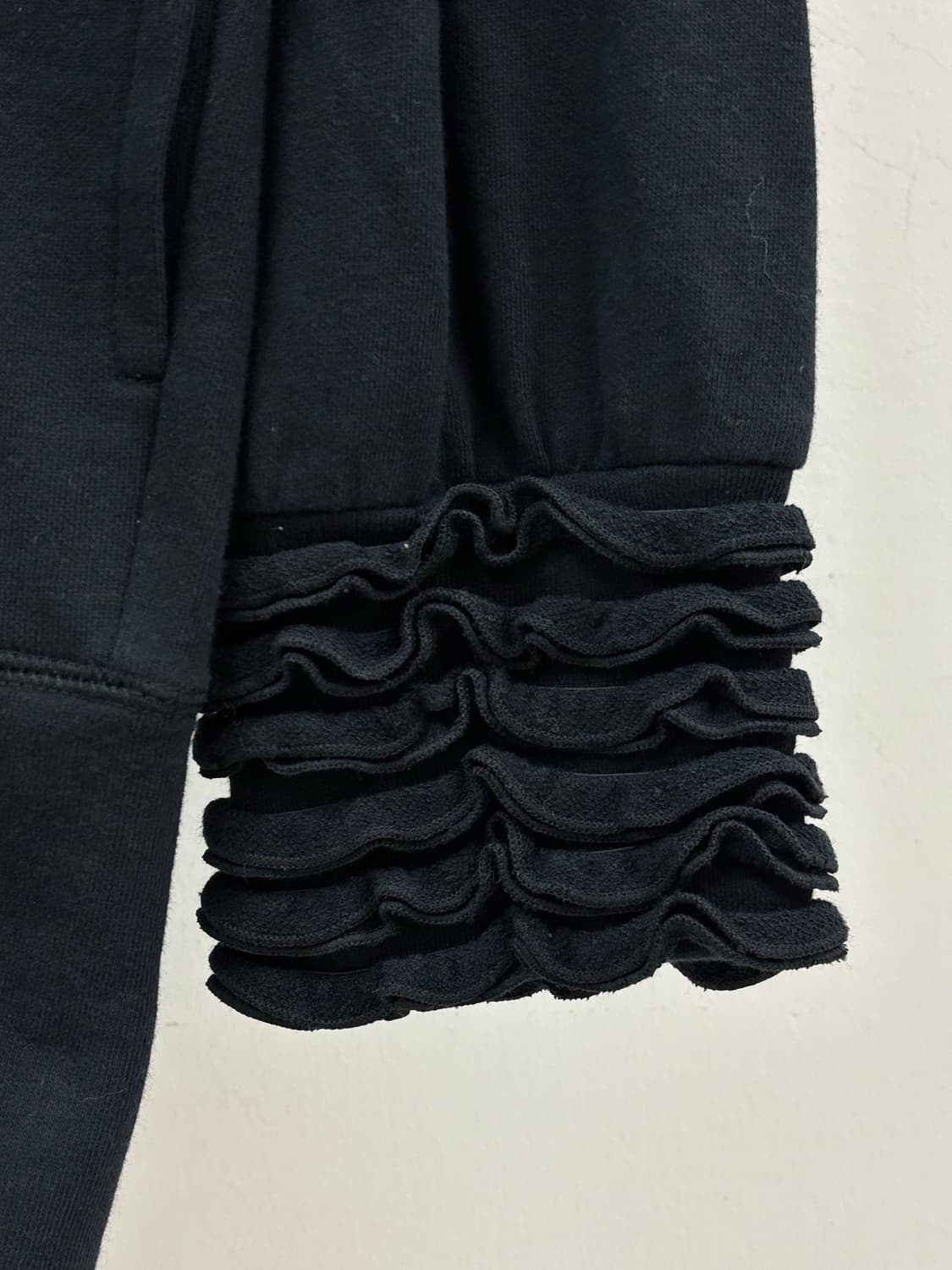 빈티지 블랙 투웨이 후드 집업 상품이미지8