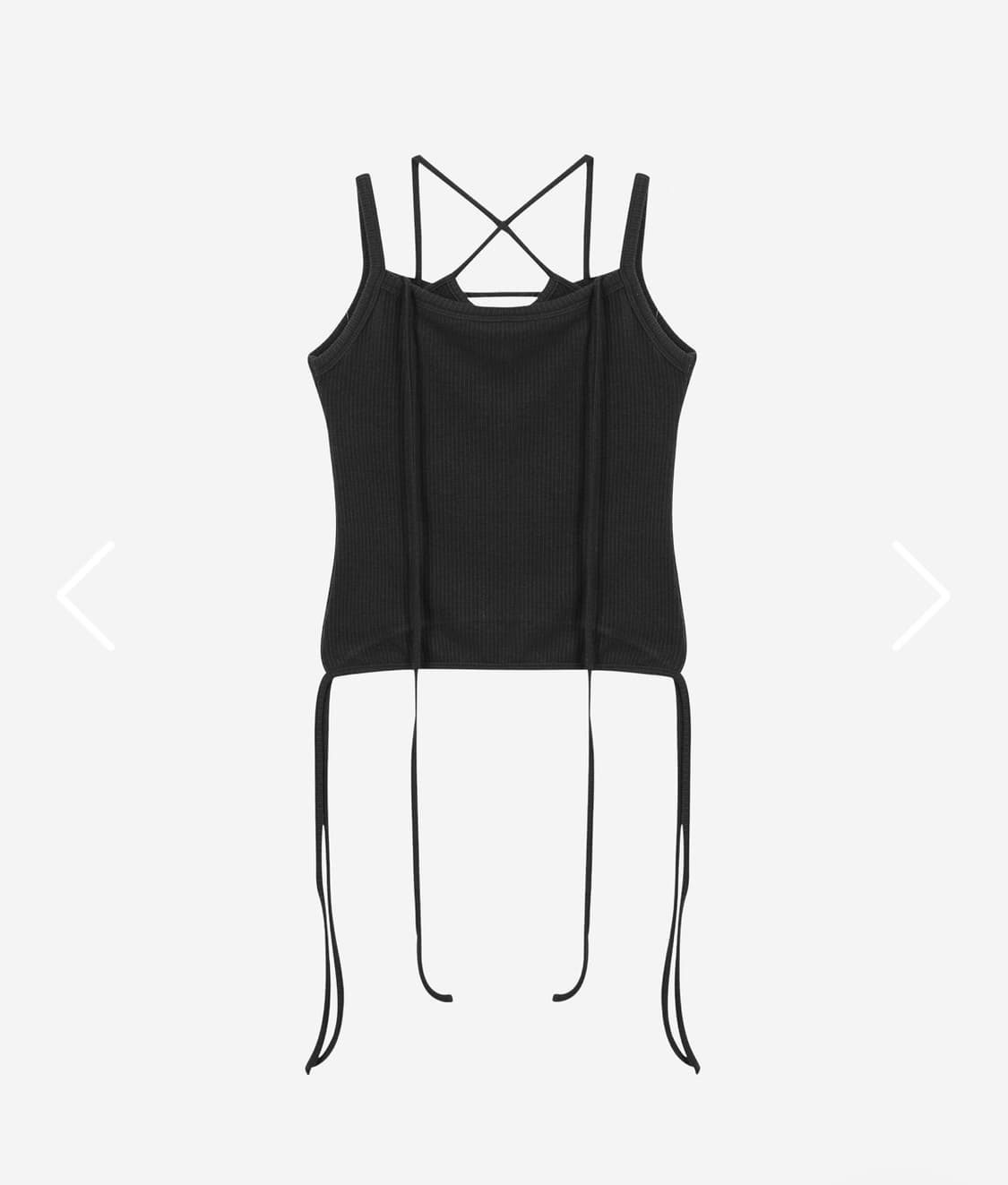 베이컨트아카이브 슬리브리스 탑 블랙 새상품 S 상품이미지2