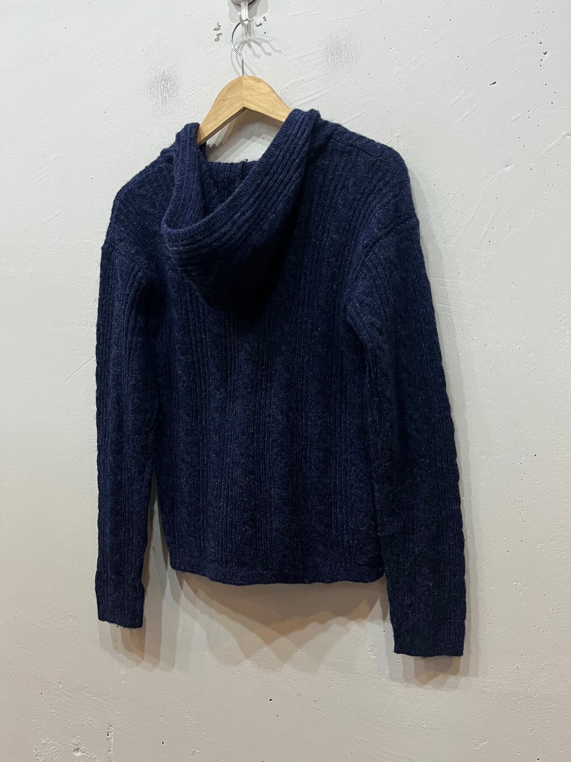 BadBoy 배드보이 퓨어울 케이블 니트 후드집업 우먼즈 상품이미지5