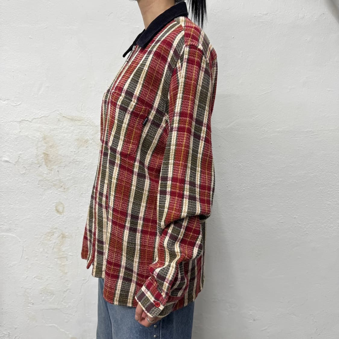 슈프림(SUPREME) 18fw 플레이드 써멀 집업 셔츠 자켓 상품이미지2