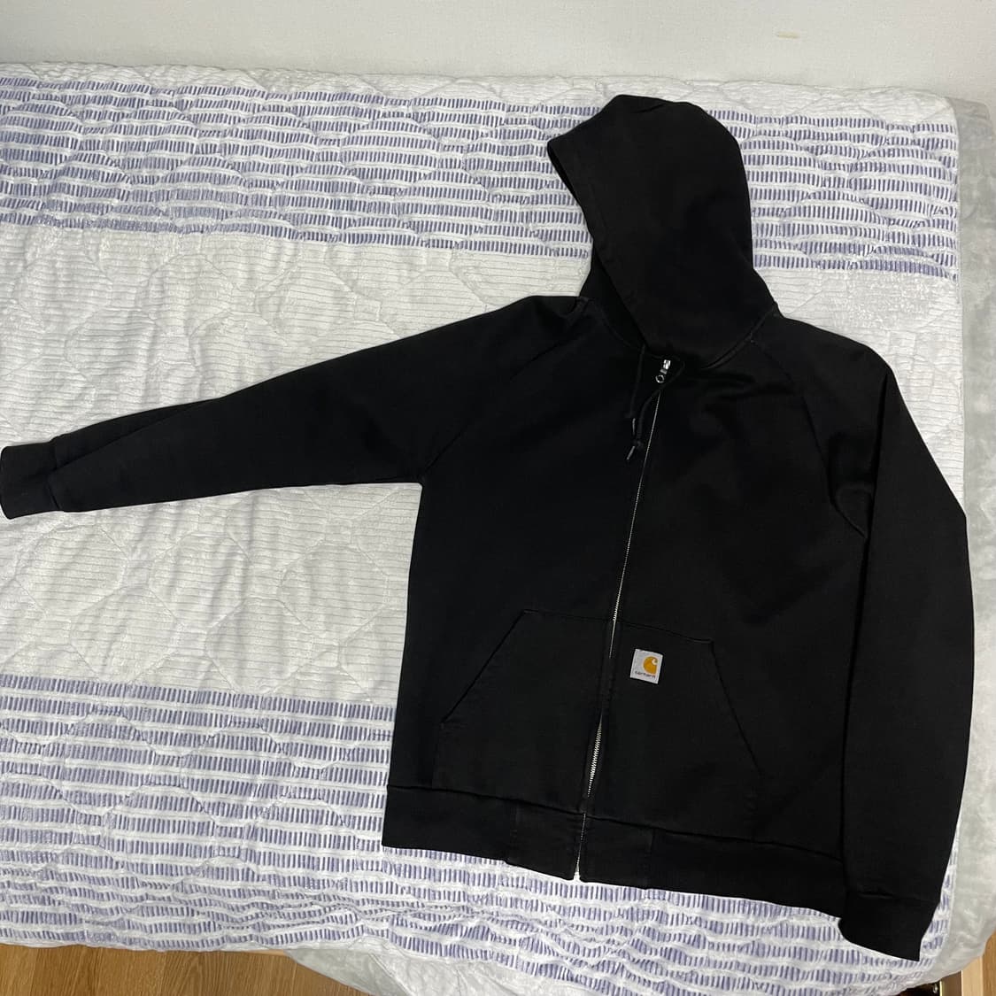 칼하트 WIP 검정 후드 집업 L 상품이미지1