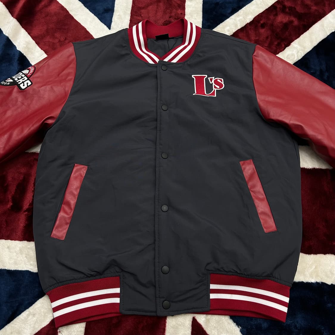 [95M]SSG랜더스 춘추 야구 점퍼/그레이레드 상품이미지3