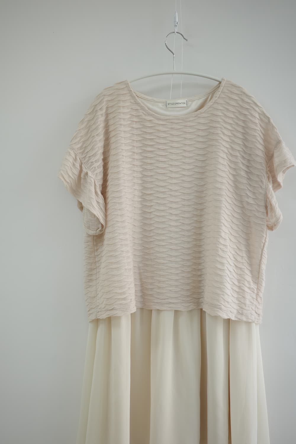 Style Operation light beige one-piece 상품이미지6