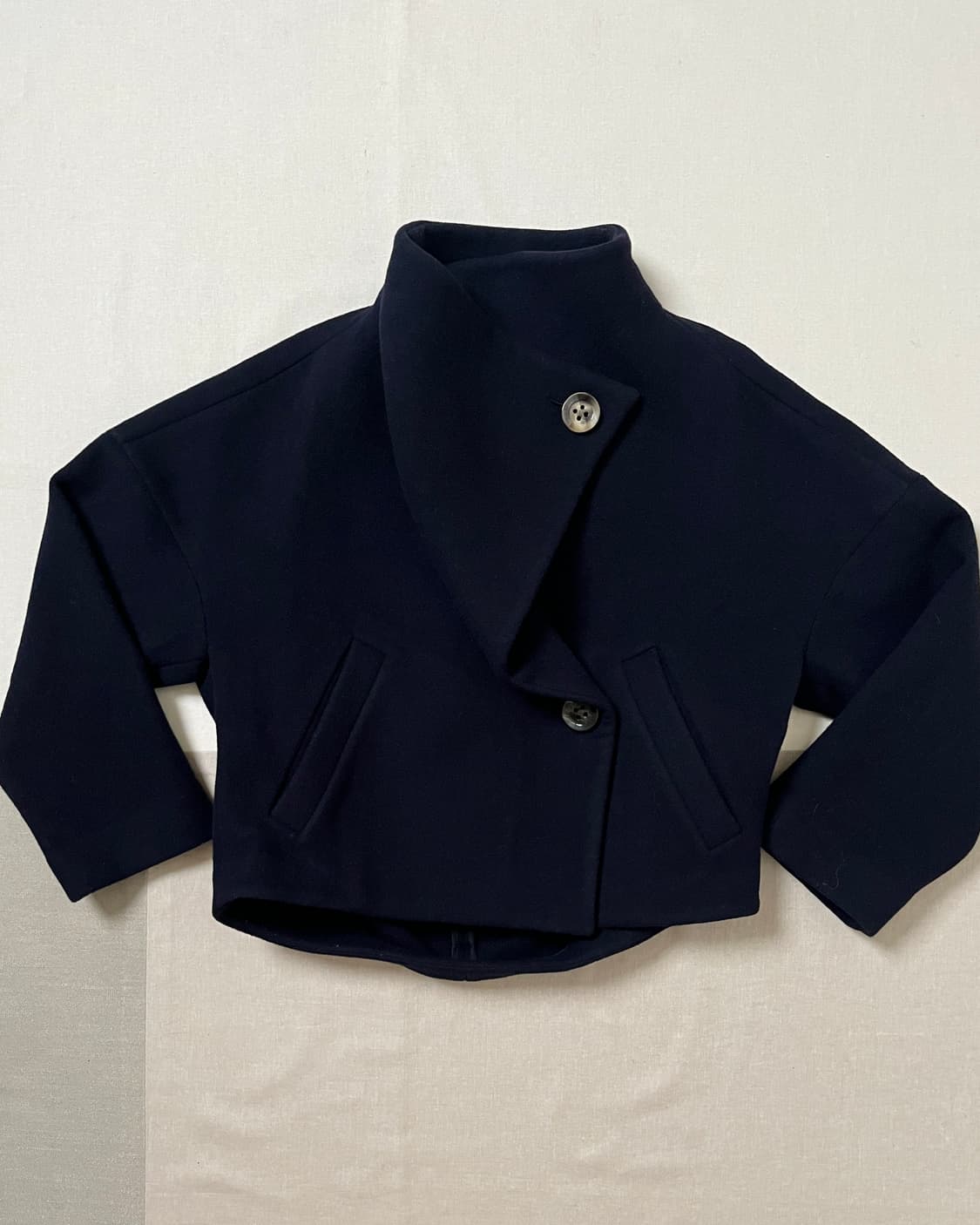 엔폴드 멜튼 울 하이넥 자켓 enfold 상품이미지1