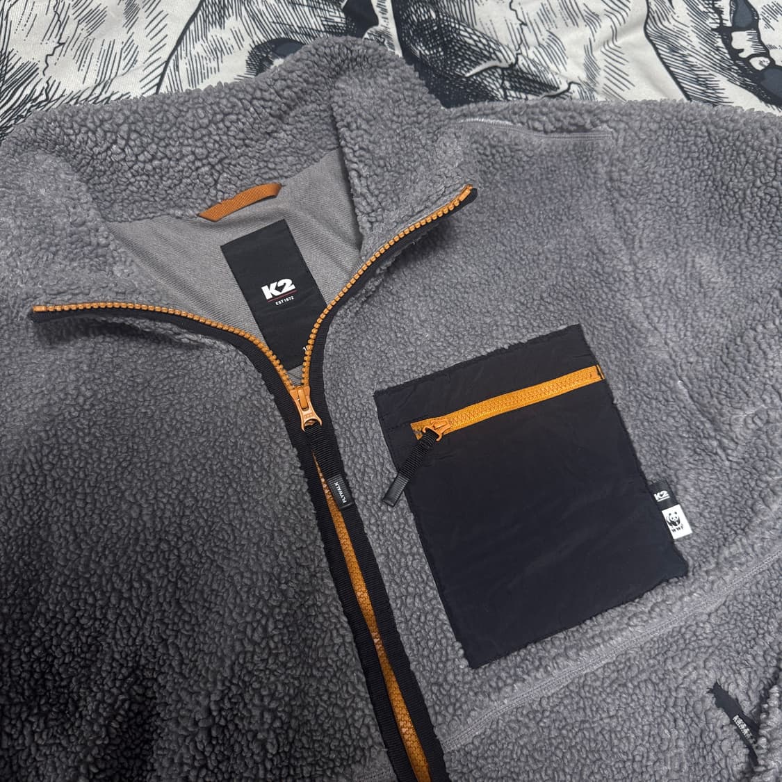 K2 케이투 후리스 집업 L사이즈 상품이미지2
