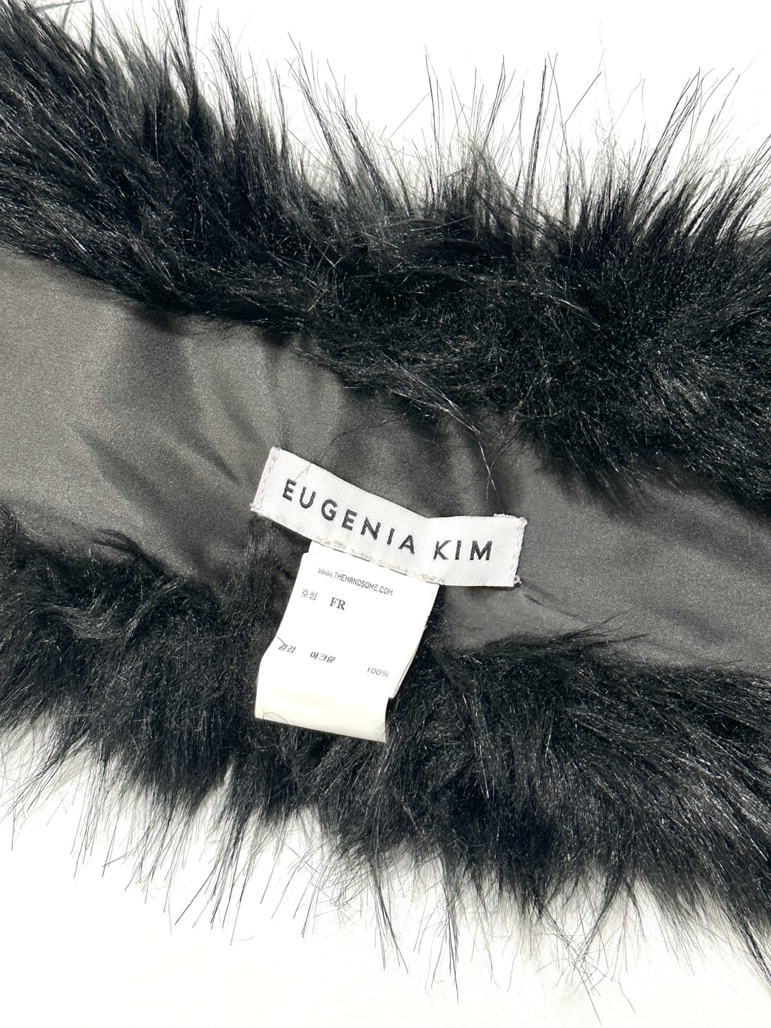 EUGENIA KIM 블랙 퍼 카라 상품이미지4