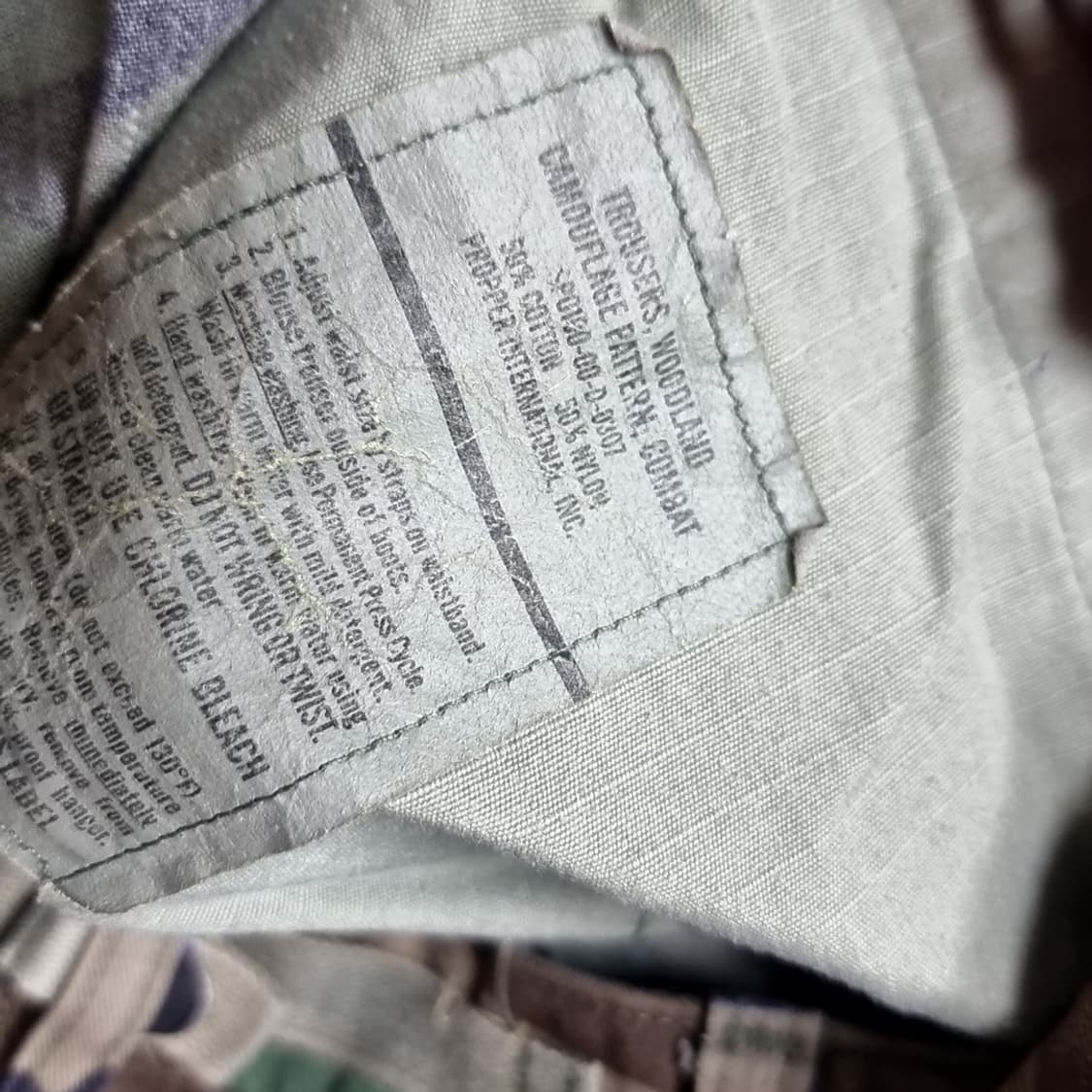 미군 우드랜드 군복 바지 하의(미듐숏) 상품이미지5