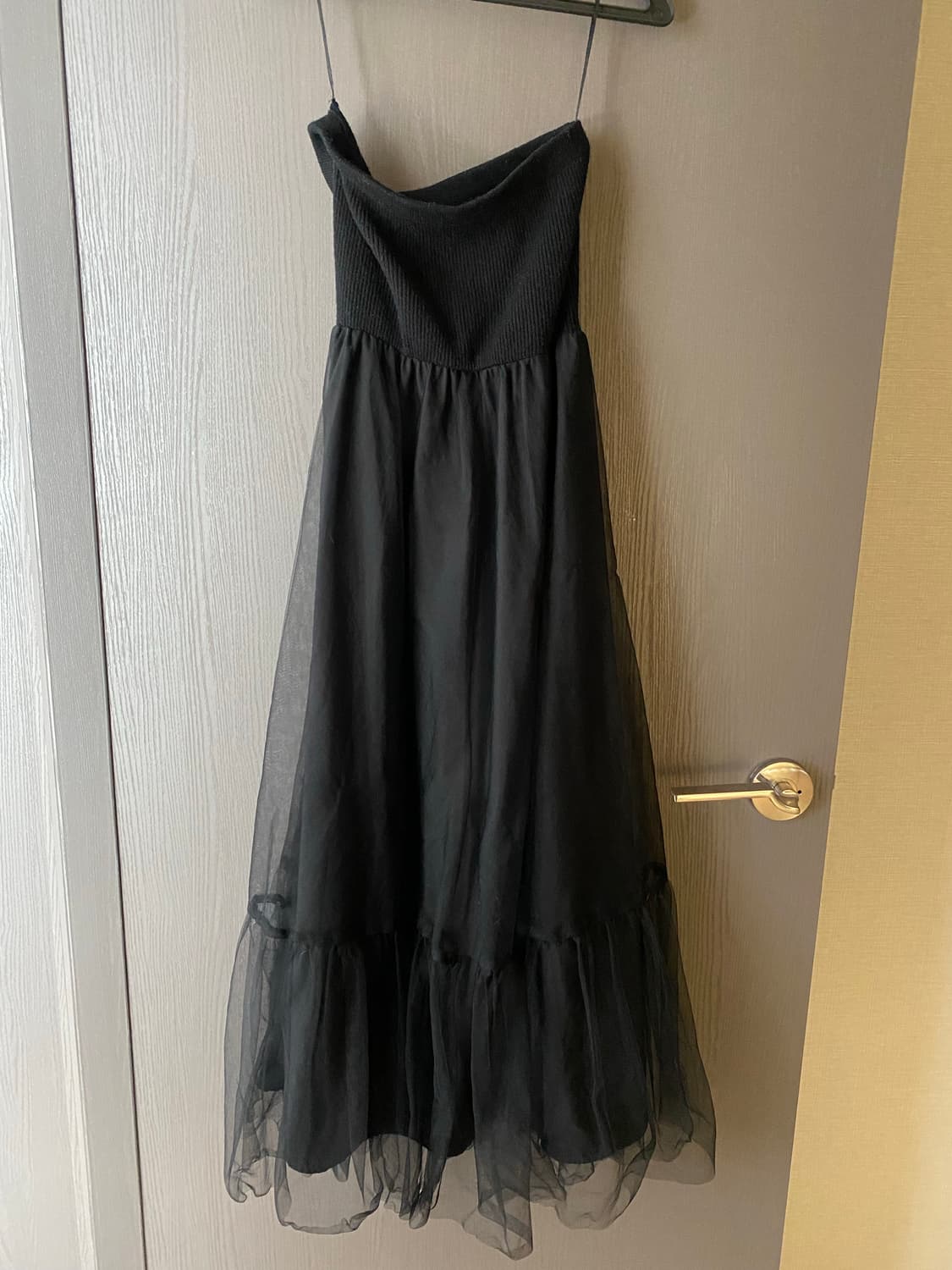 빈티지샵 flots room 블랙 샤 스커트 원피스 상품이미지5