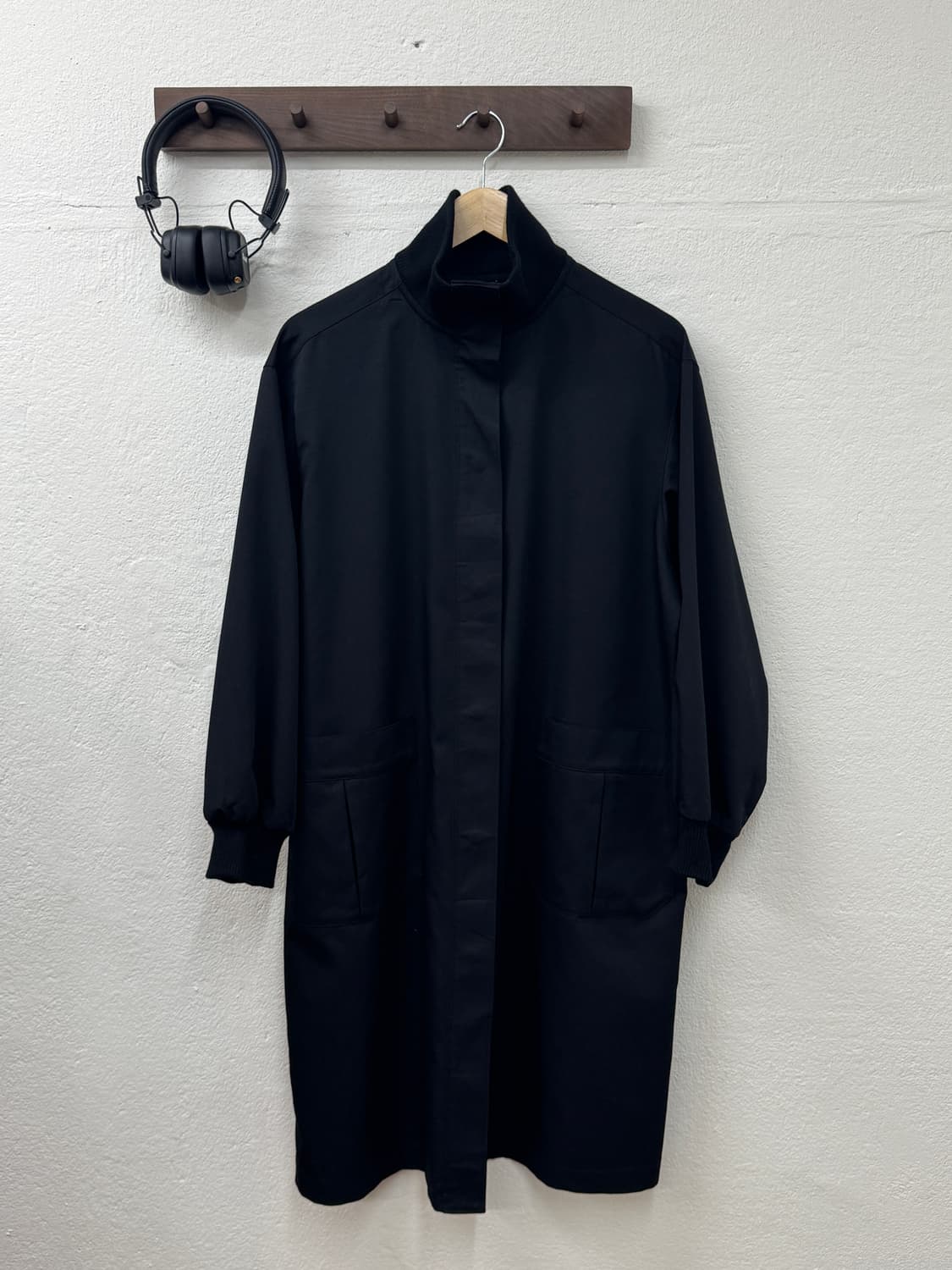 90s 이세이미야케 im product 블랙 롱 트렌치(O42) 상품이미지1