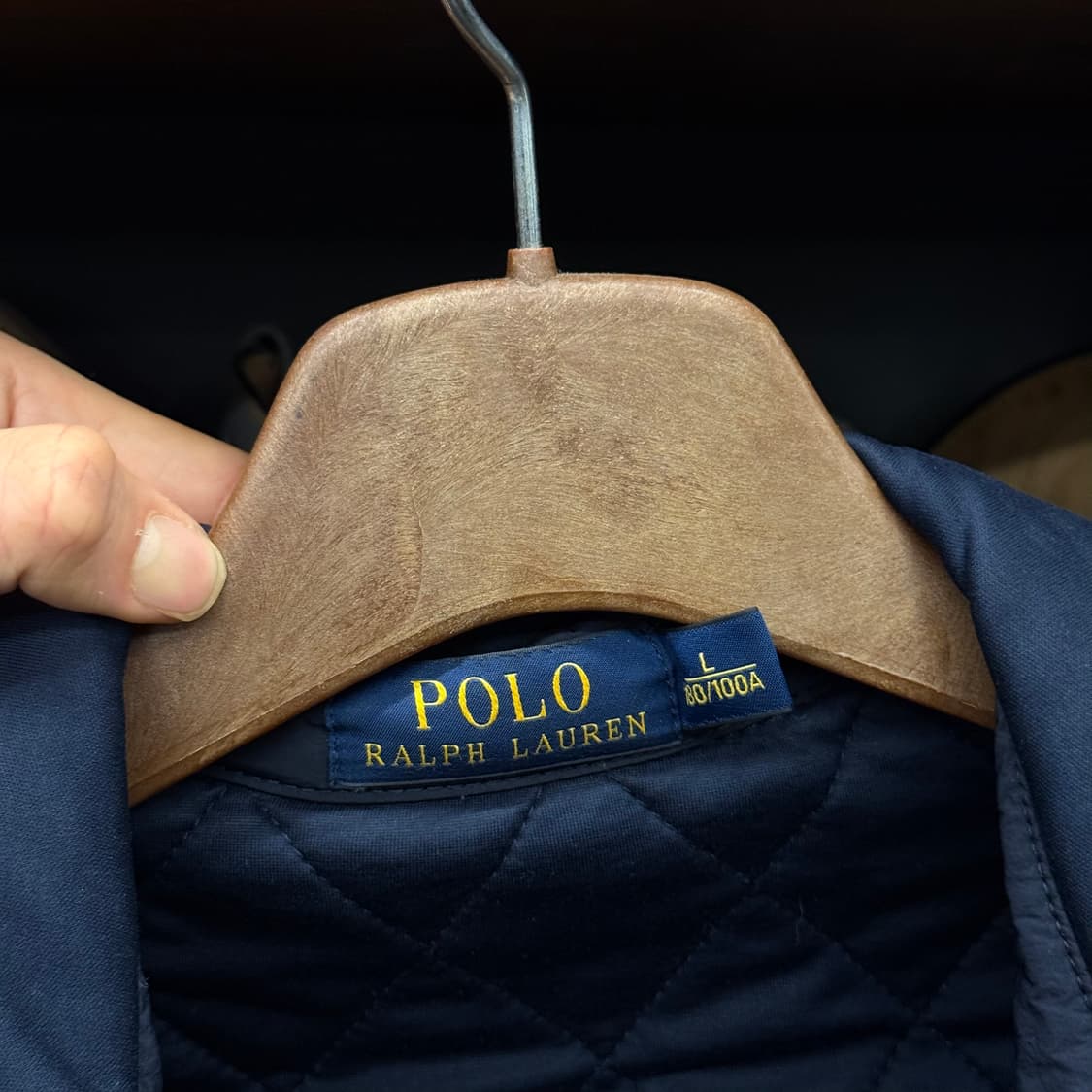 폴로 랄프로렌 신형 모델 투 웨이 집업 다이아몬드 퀼팅 봄버 자켓 퀄팅 상품이미지7