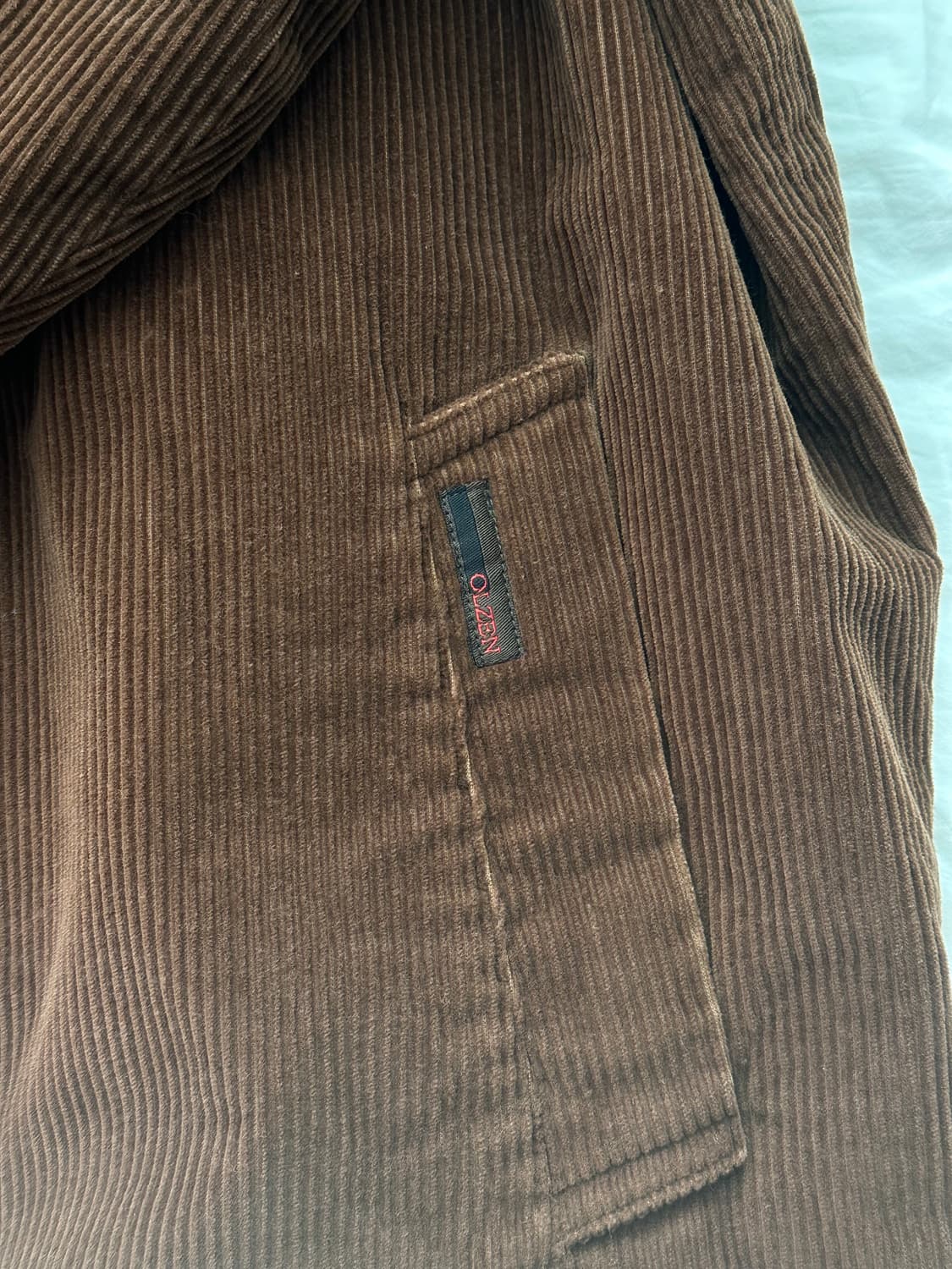 Olzen 올젠 브라운 코듀로이 자켓 상품이미지5