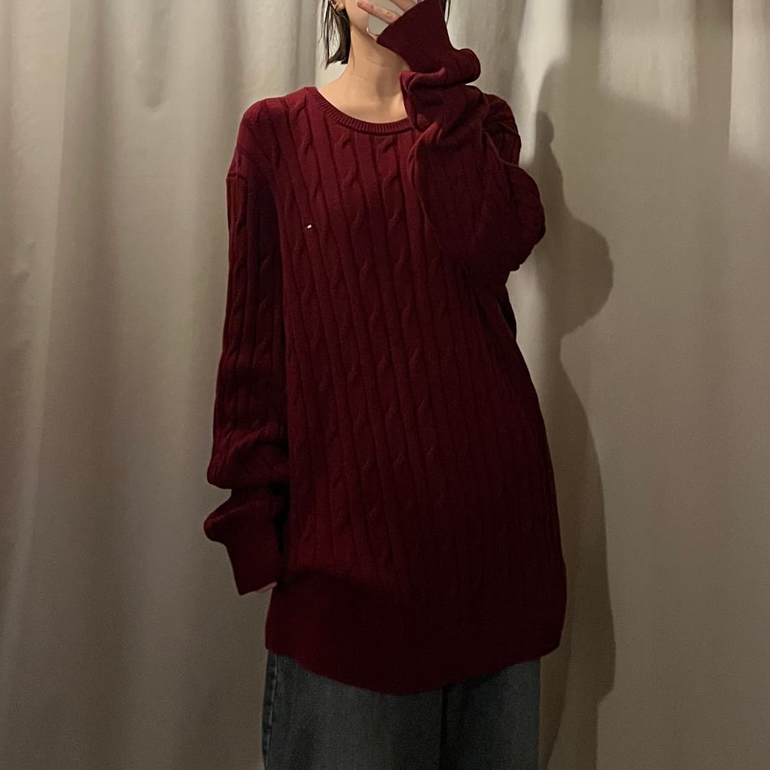 타미힐피거 케이블 니트 상품이미지1