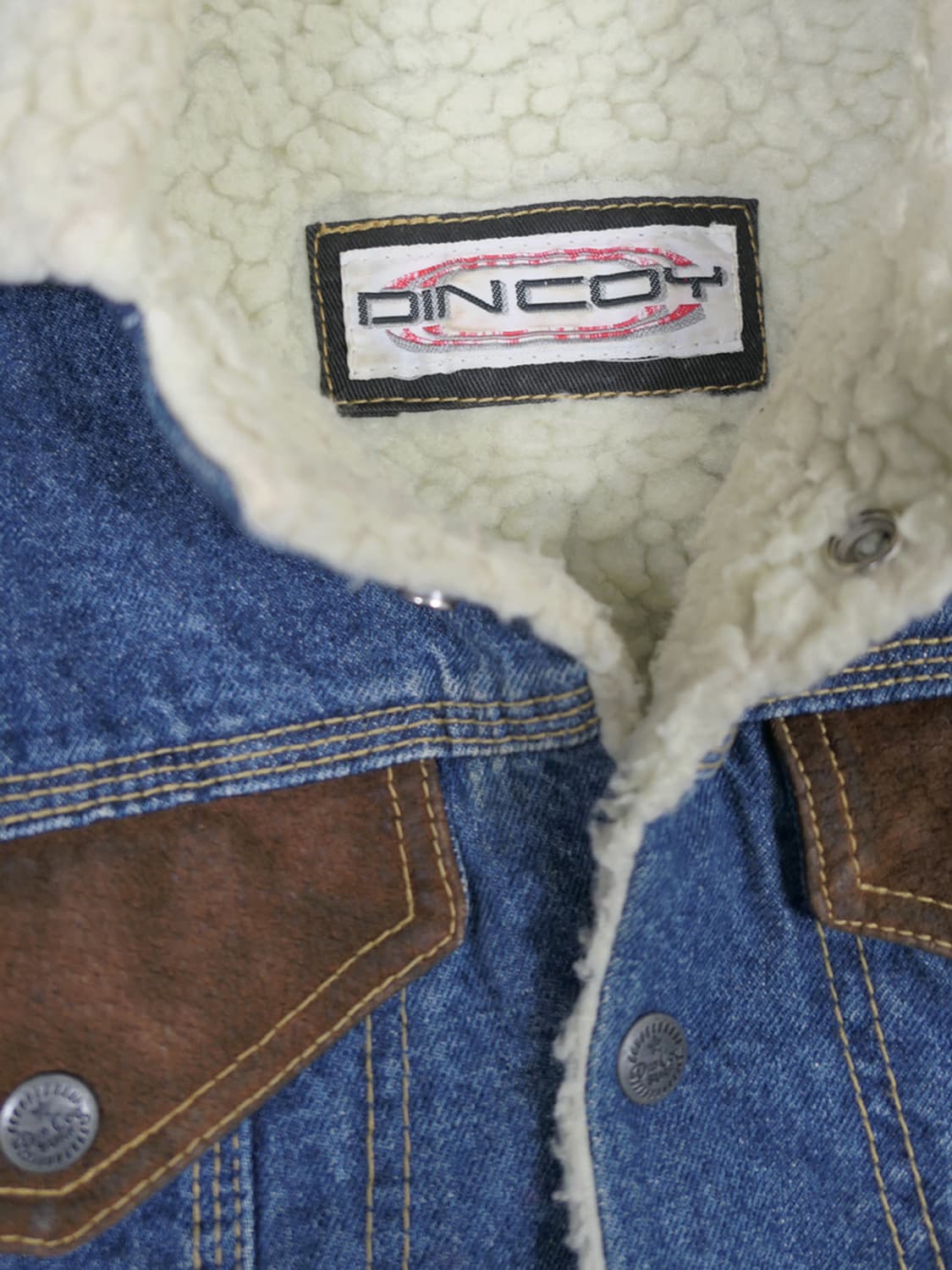 Dincoy sherpa denim jacket 상품이미지5