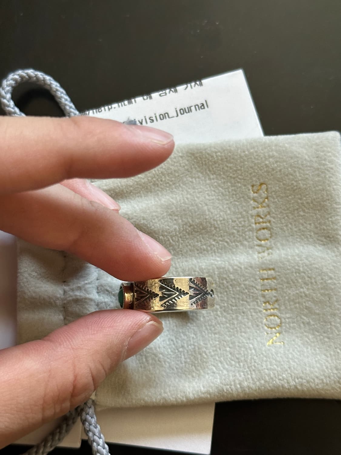 노스웍스 나바호 스탬프 링 17호 상품이미지4