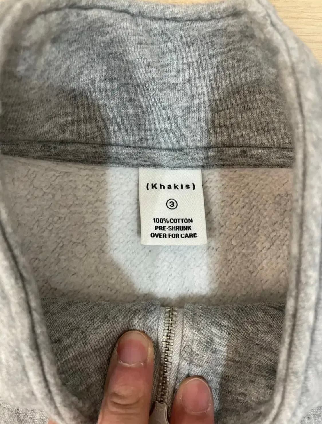 카키스 하프집업 3사이즈 상품이미지4