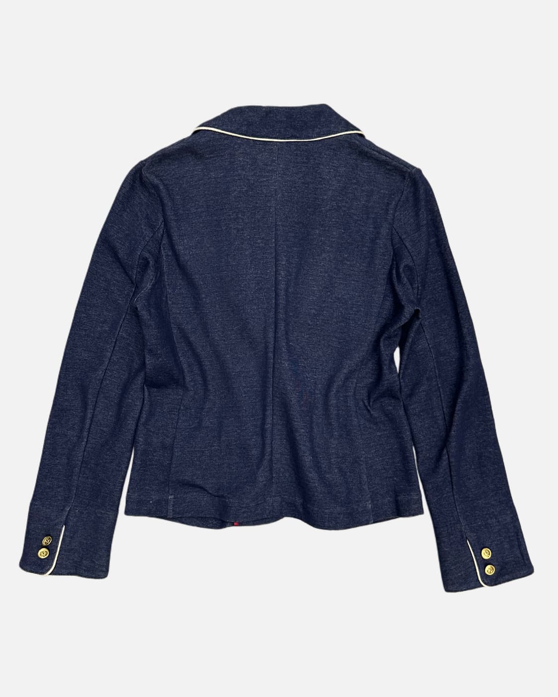 navy button sweat blazer 상품이미지4